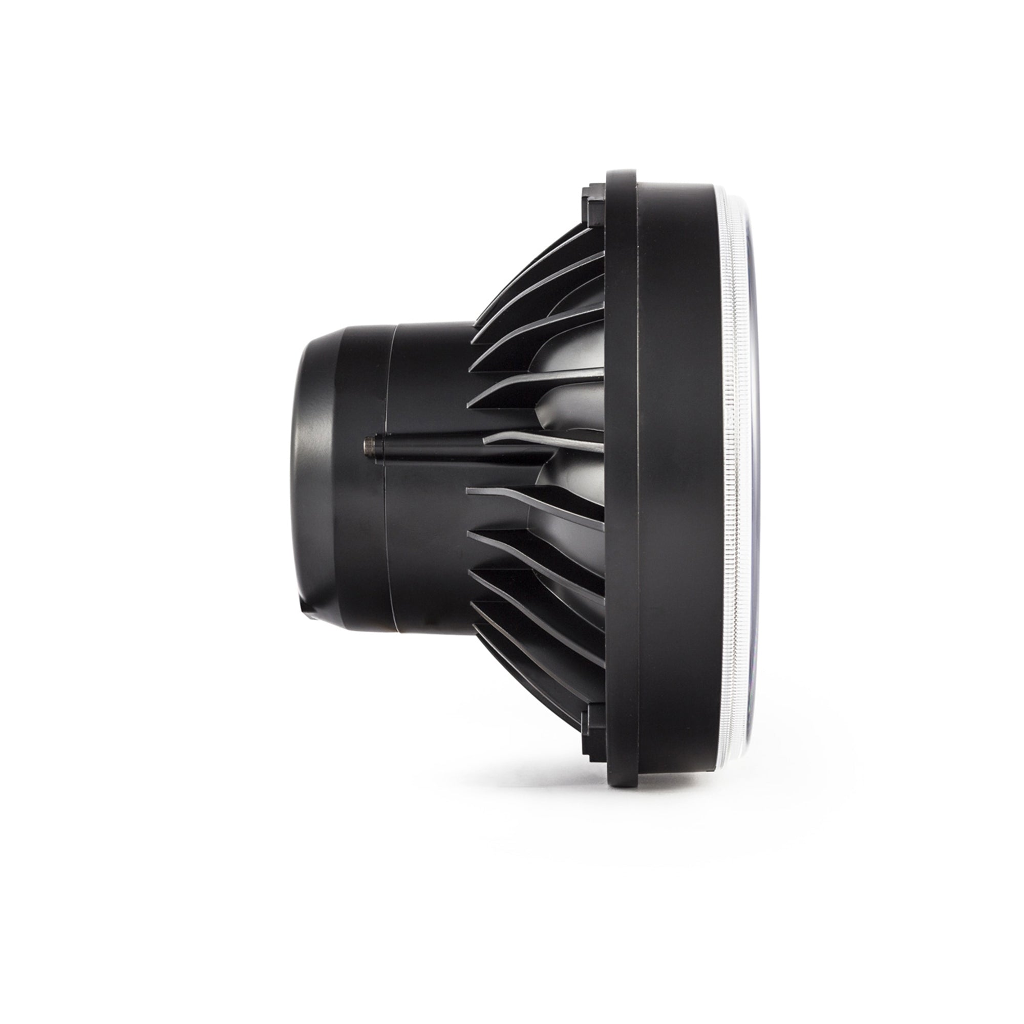 KC HiLiTES 7 in Gravity LED Pro - Single Headlight - SAE/ECE - 55W / 60W Driving Beam - Universal / 07-18 Jeep JK - Apollo Off-Road