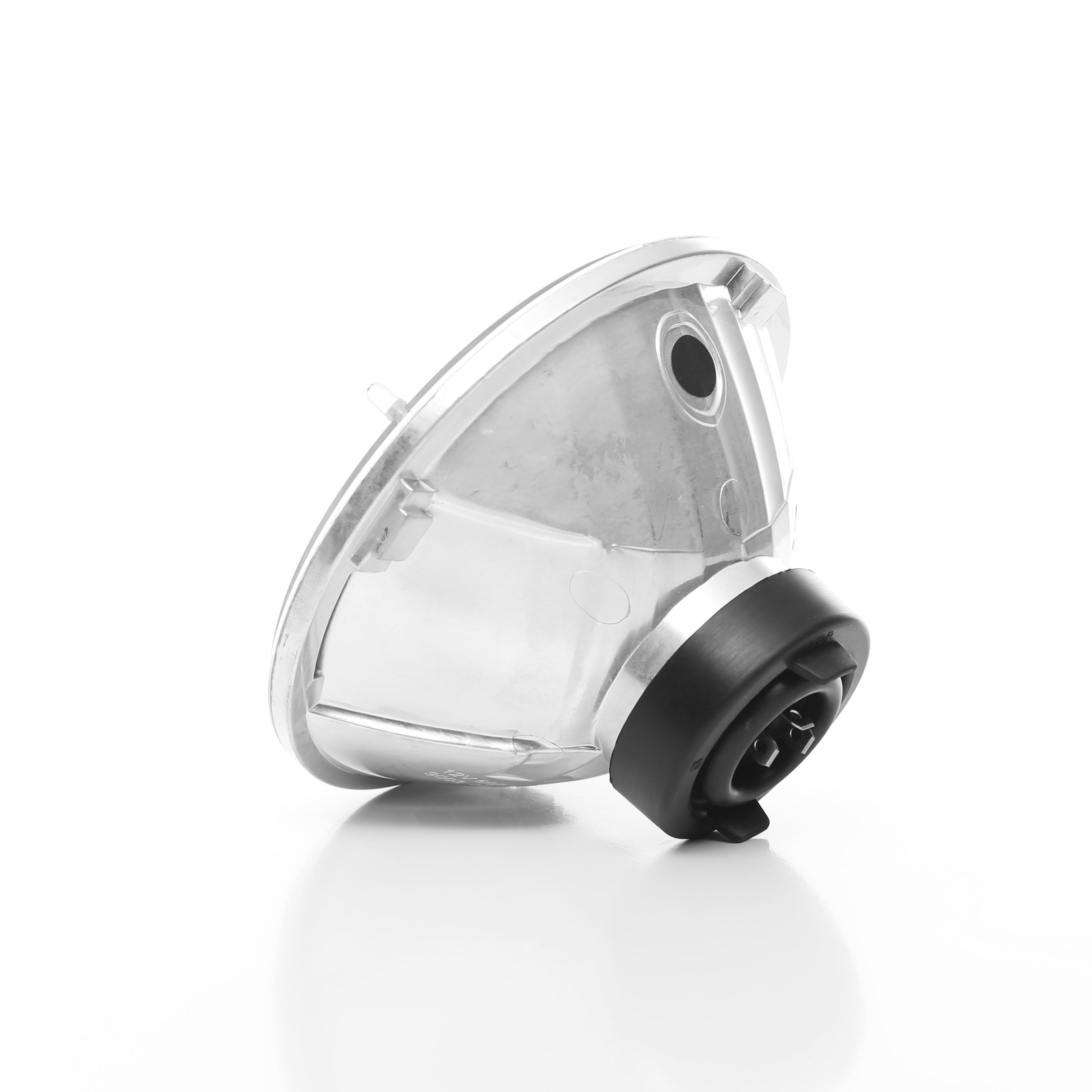 KC HiLiTES 7 in Headlight - H4 Halogen - Single Headlight - SAE/ECE - 55W/60W Driving Beam - Universal / 97-06 Jeep TJ - Apollo Off-Road