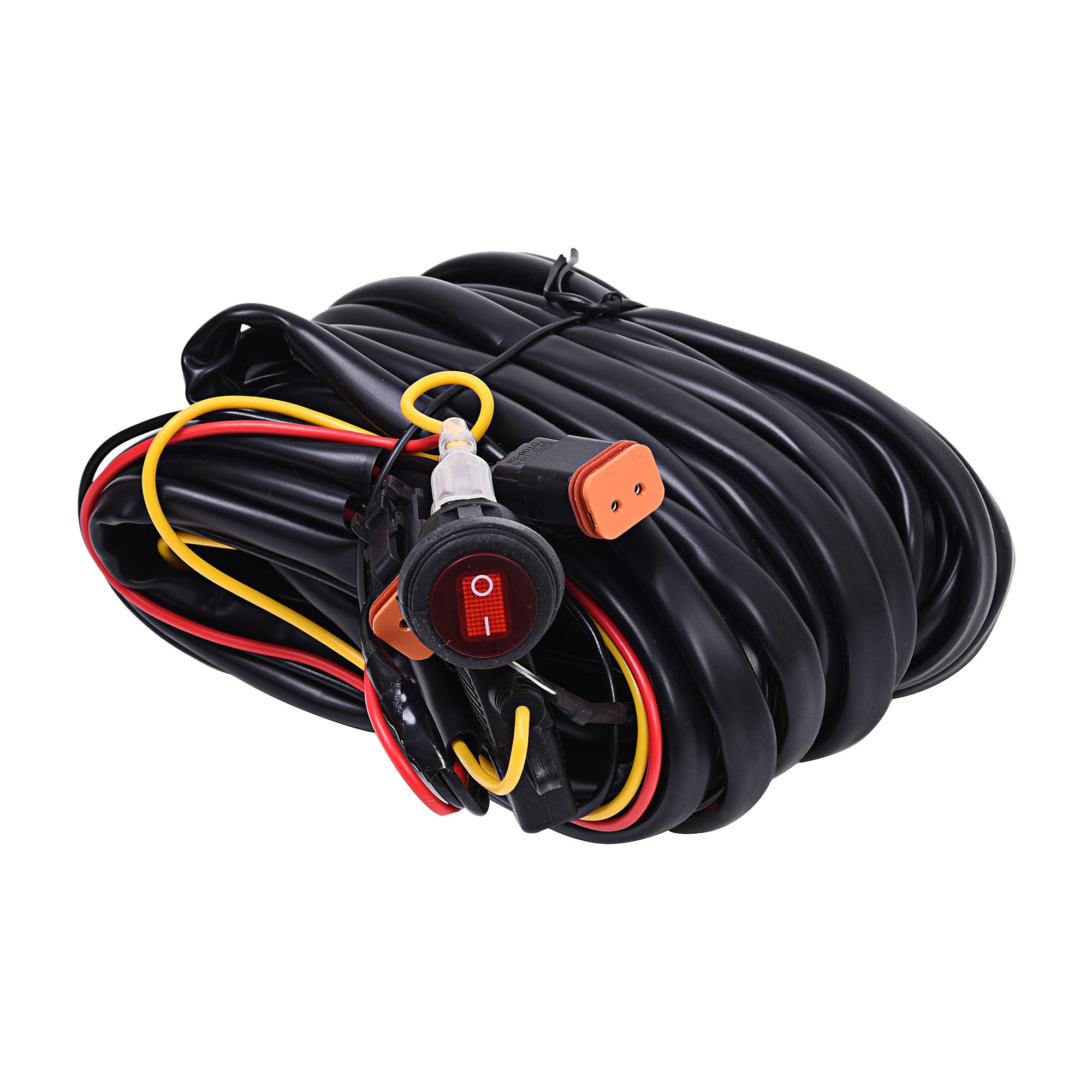 KC HiLiTES Wiring Harness - for 2 Lights with 2-Pin Deutsch Connectors - Apollo Off-Road