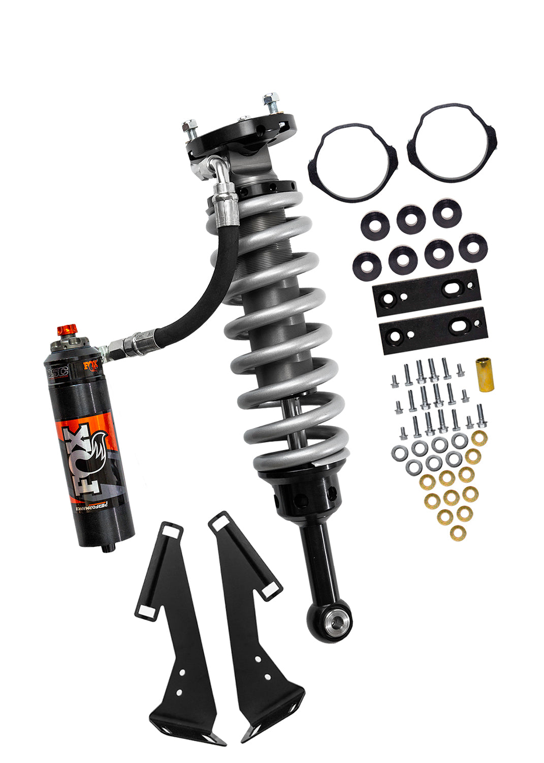 Kit: 05-23 Toyota Tacoma, w/ UCA, Front, Coilover, 2.5 Truck Performance Elite Series, R/R, DSC, 2-3" Lift (05-15), 1-2" Lift (16-23) - Apollo Off-Road