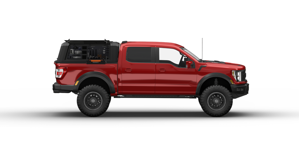Kitchen-Bin Full-Size EVO EVOa and EVOc Applications 5.5/6.5 Foot Bed Right Side Mount SmartCap Fits Caps w/Serial #'s ending in "NA" - Apollo Off-Road