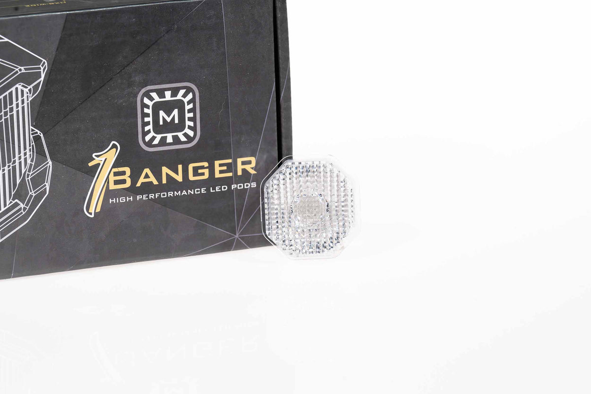 Lens Only: 1Banger (White / Flood) - Apollo Off-Road