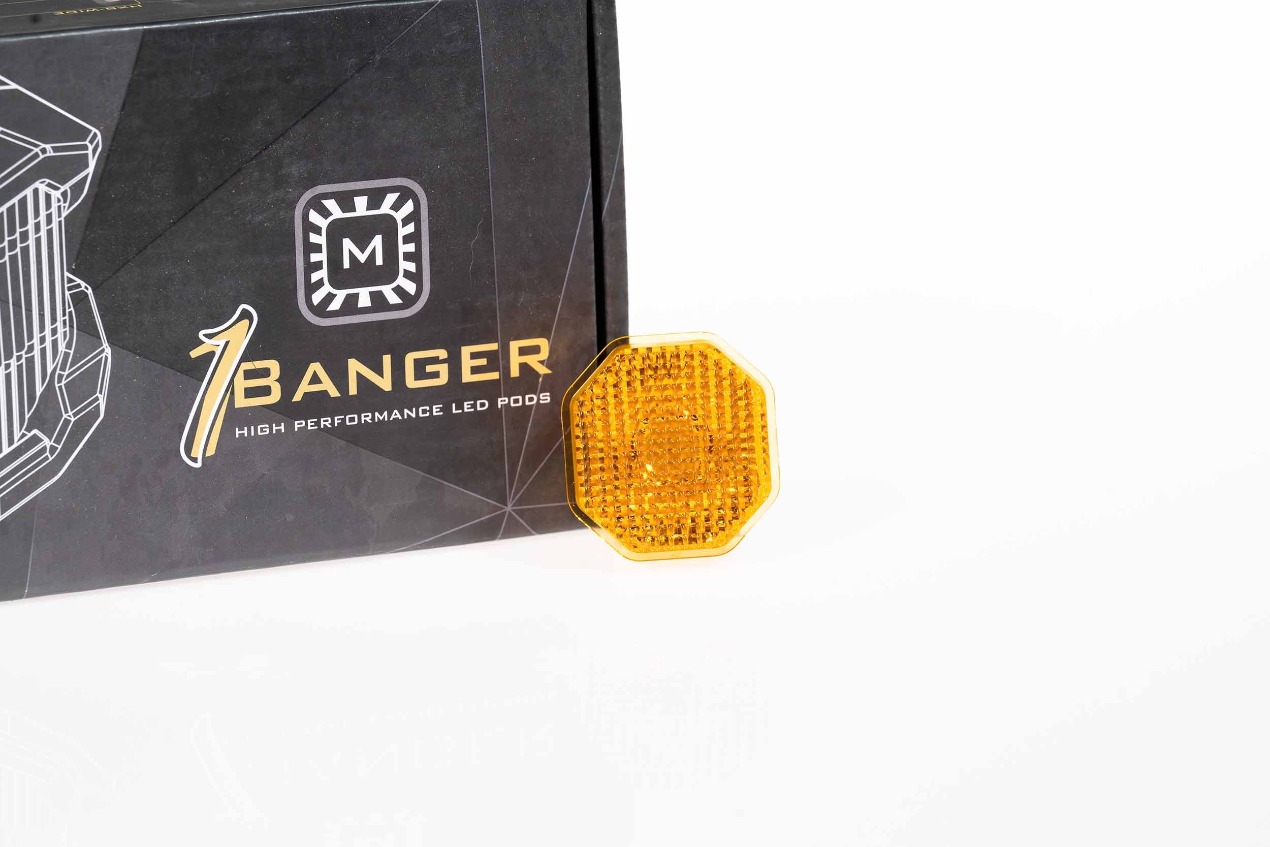 Lens Only: 1Banger (Yellow / Flood) - Apollo Off-Road