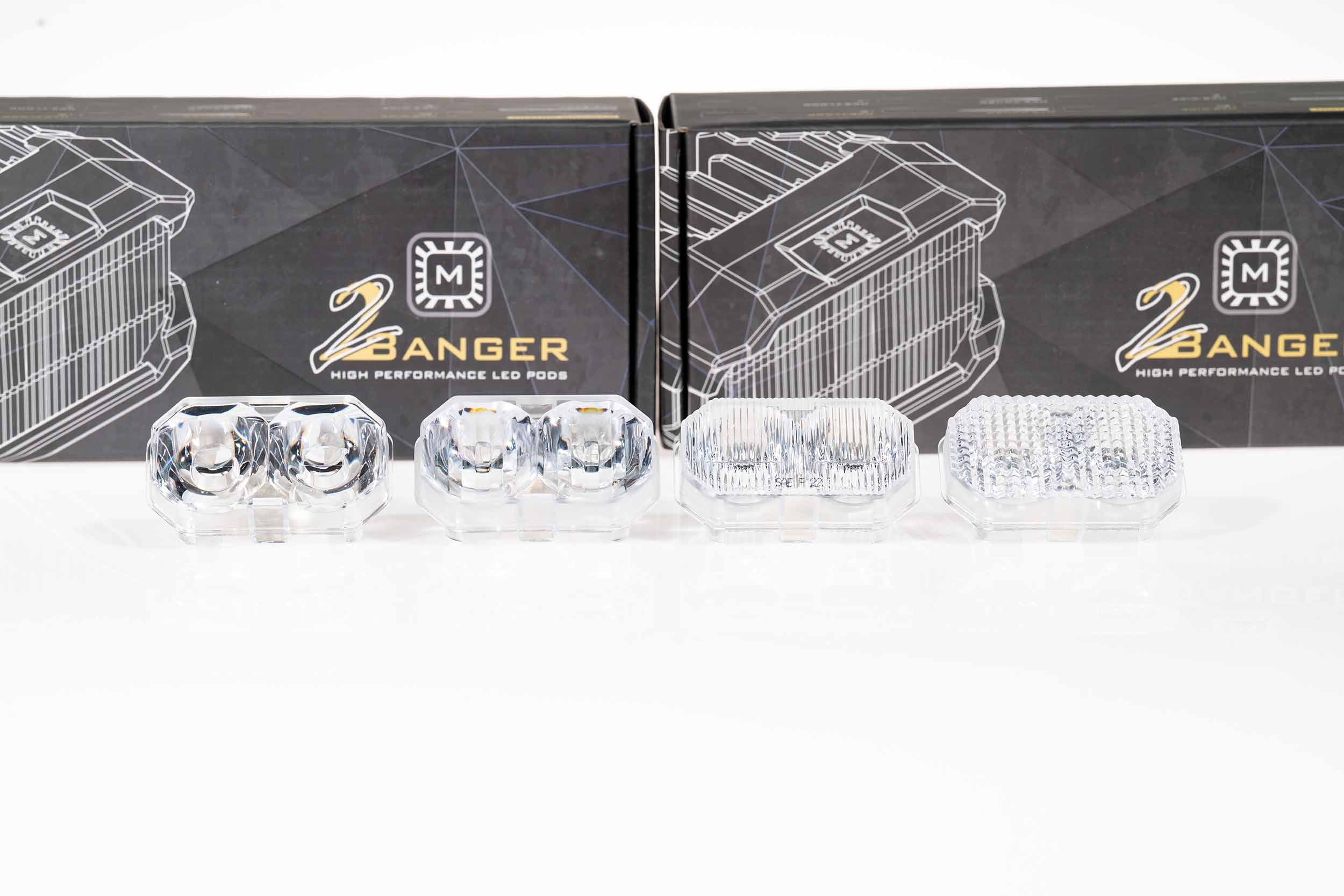 Lens Only: 2Banger (White / Combo) - Apollo Off-Road