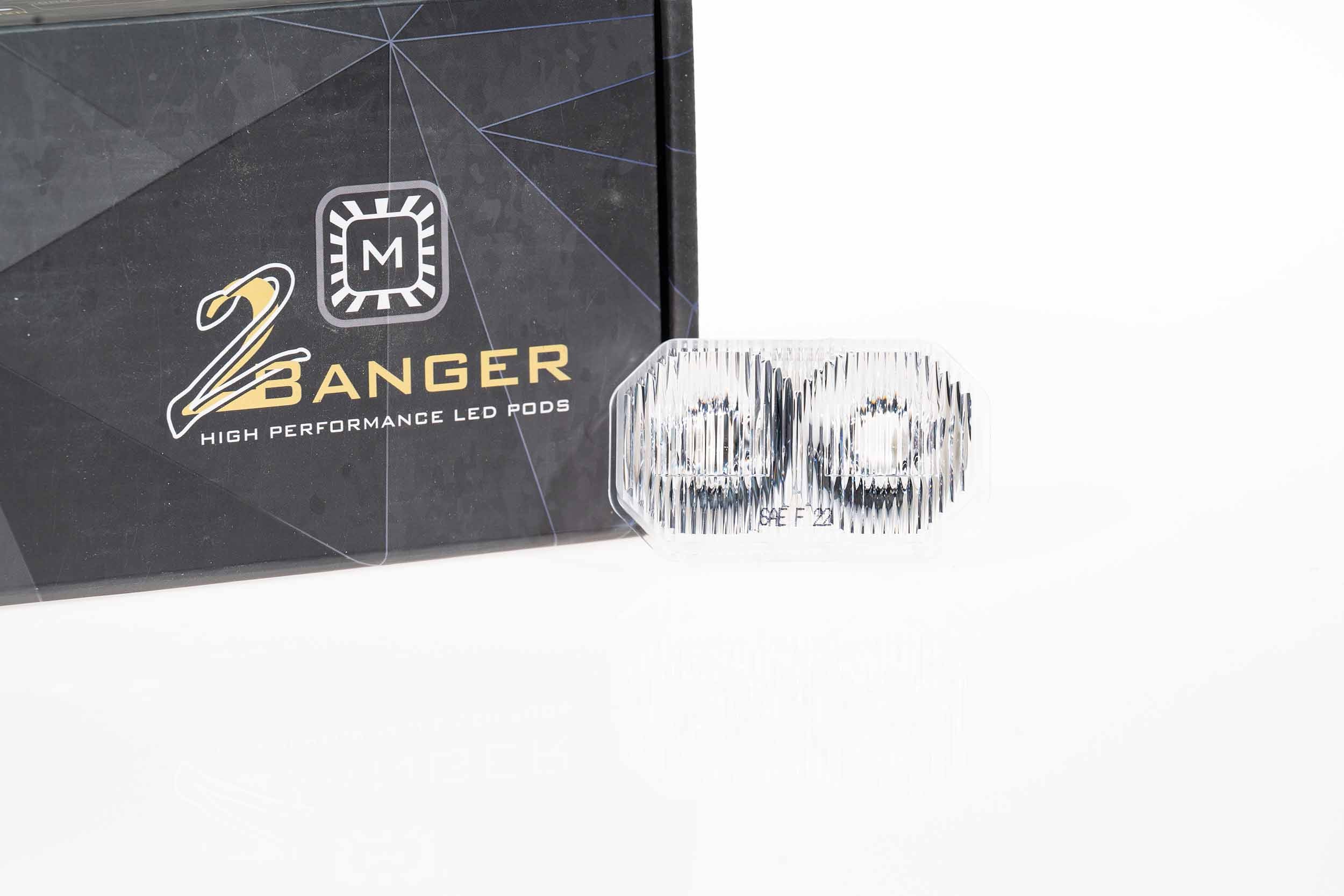 Lens Only: 2Banger (White / Wide) - Apollo Off-Road
