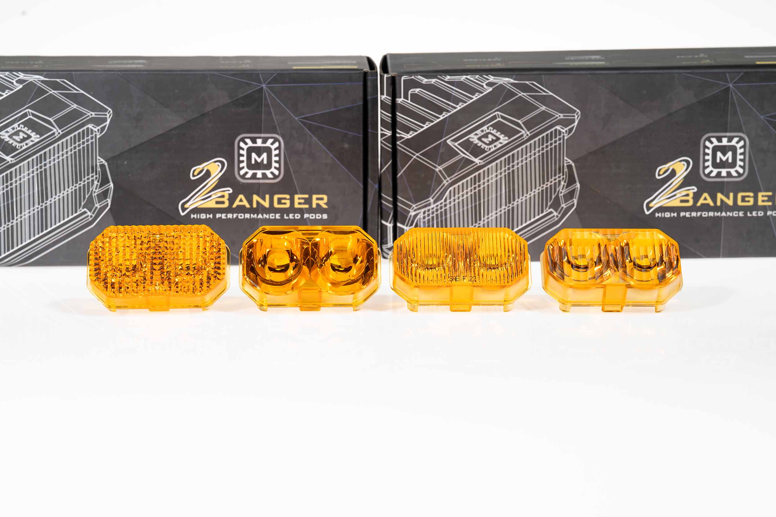 Lens Only: 2Banger (Yellow / Spot) - Apollo Off-Road