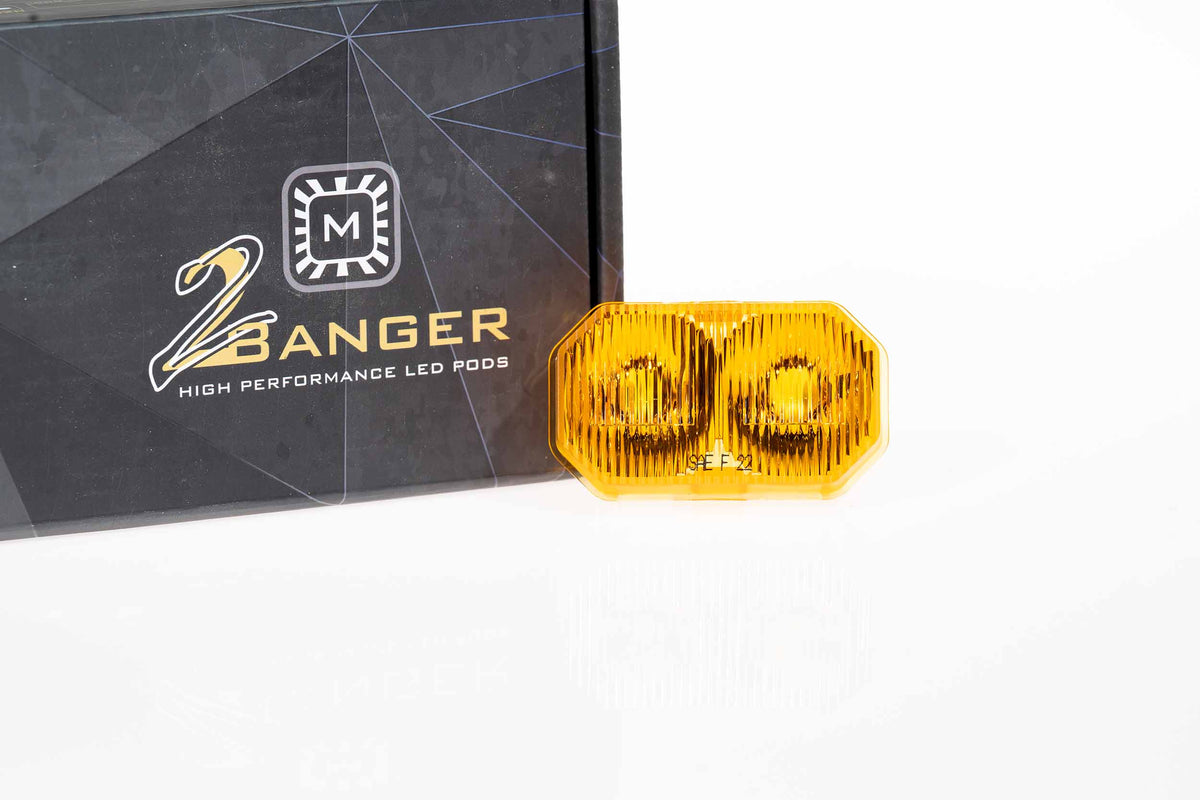 Lens Only: 2Banger (Yellow / Wide) - Apollo Off-Road