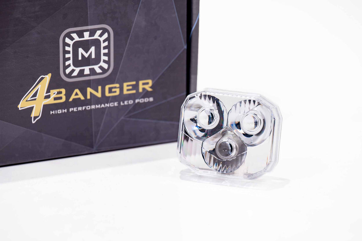 Lens Only: 4Banger (White / Spot) - Apollo Off-Road
