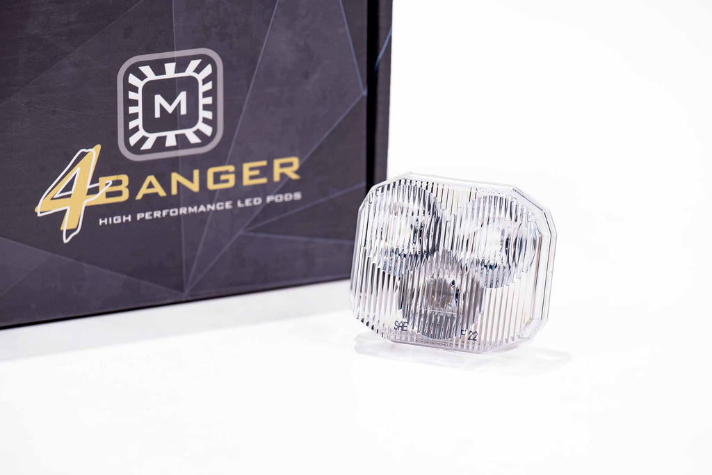 Lens Only: 4Banger (White / Wide) - Apollo Off-Road