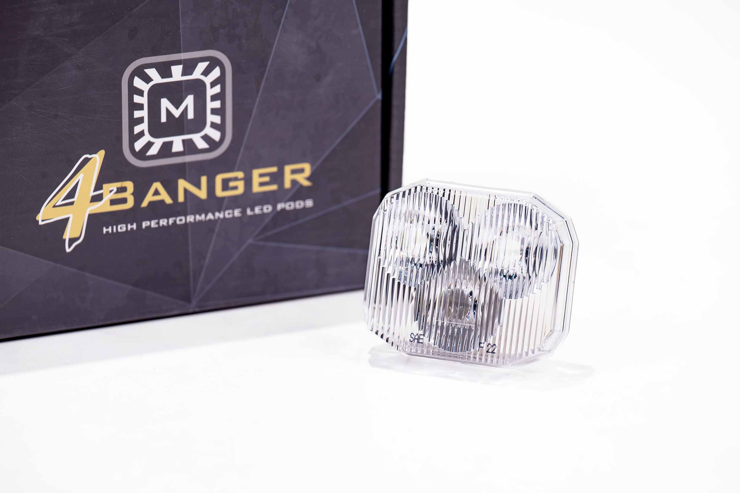 Lens Only: 4Banger (White / Wide) - Apollo Off-Road