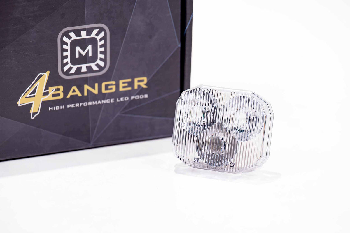 Lens Only: 4Banger (White / Wide) - Apollo Off-Road