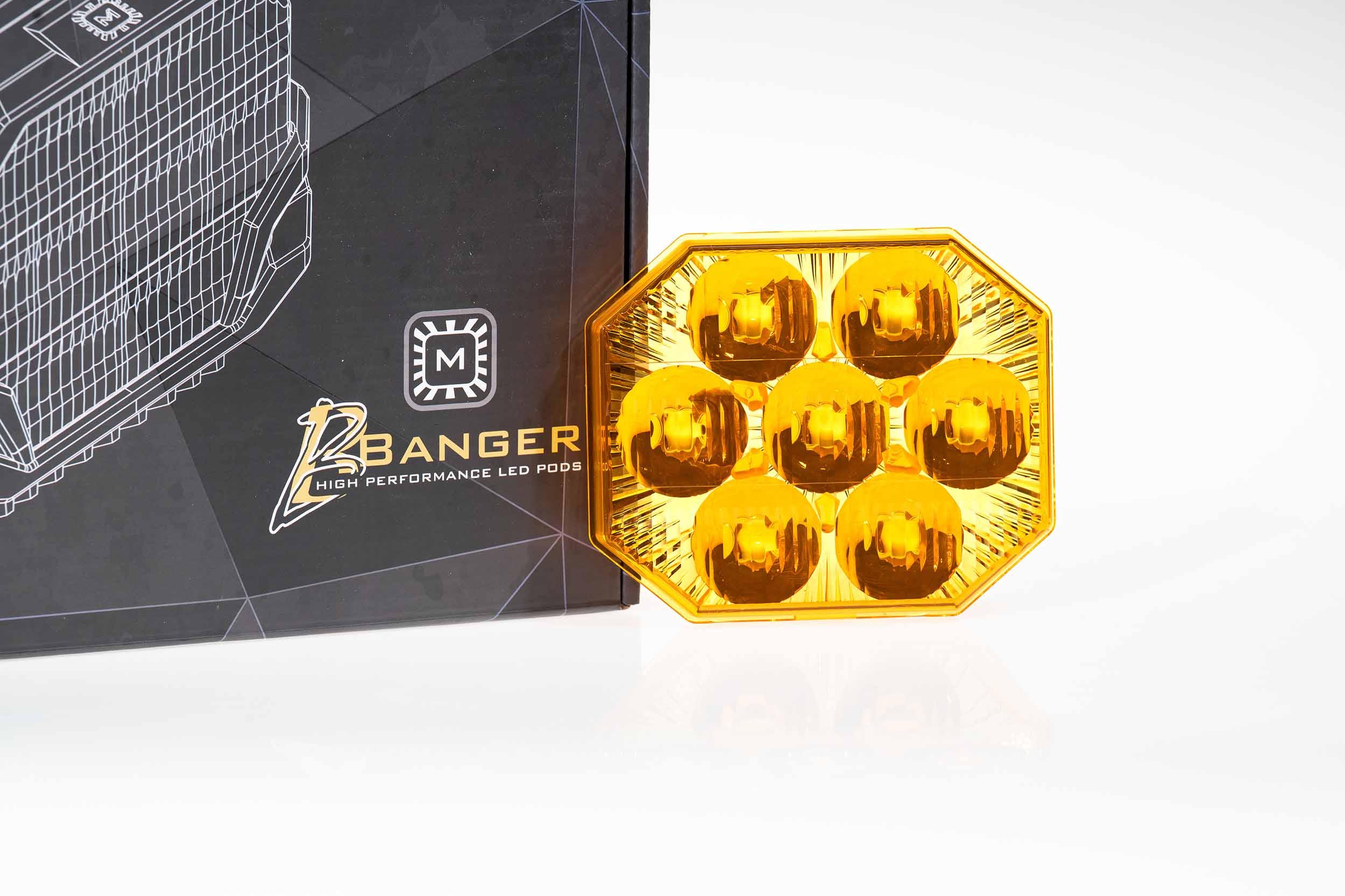 Lens Only: BigBanger (Yellow / Combo) - Apollo Off-Road