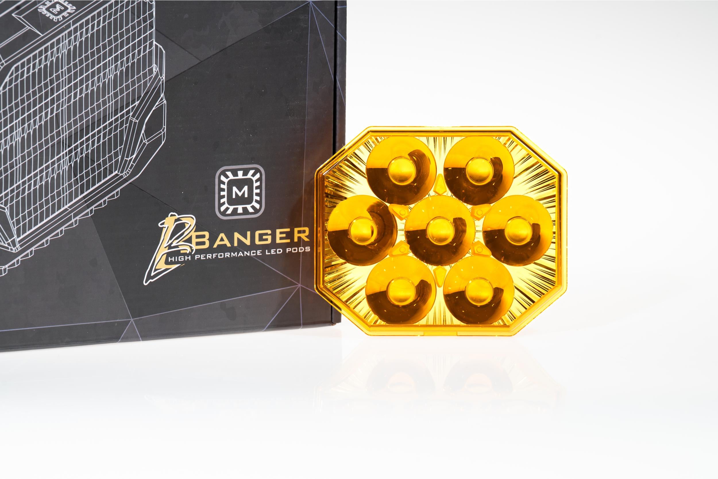 Lens Only: BigBanger (Yellow / Spot) - Apollo Off-Road