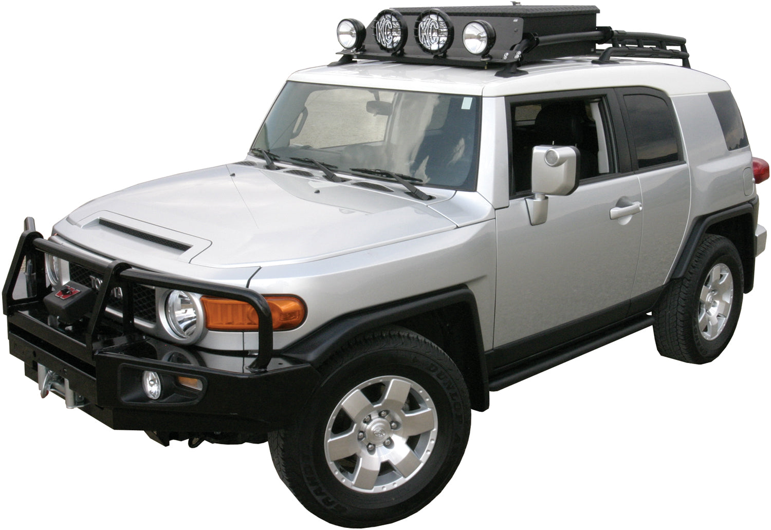 Light Bar Mounting Kit - '07-14 FJ Cruiser (Black) - Apollo Off-Road