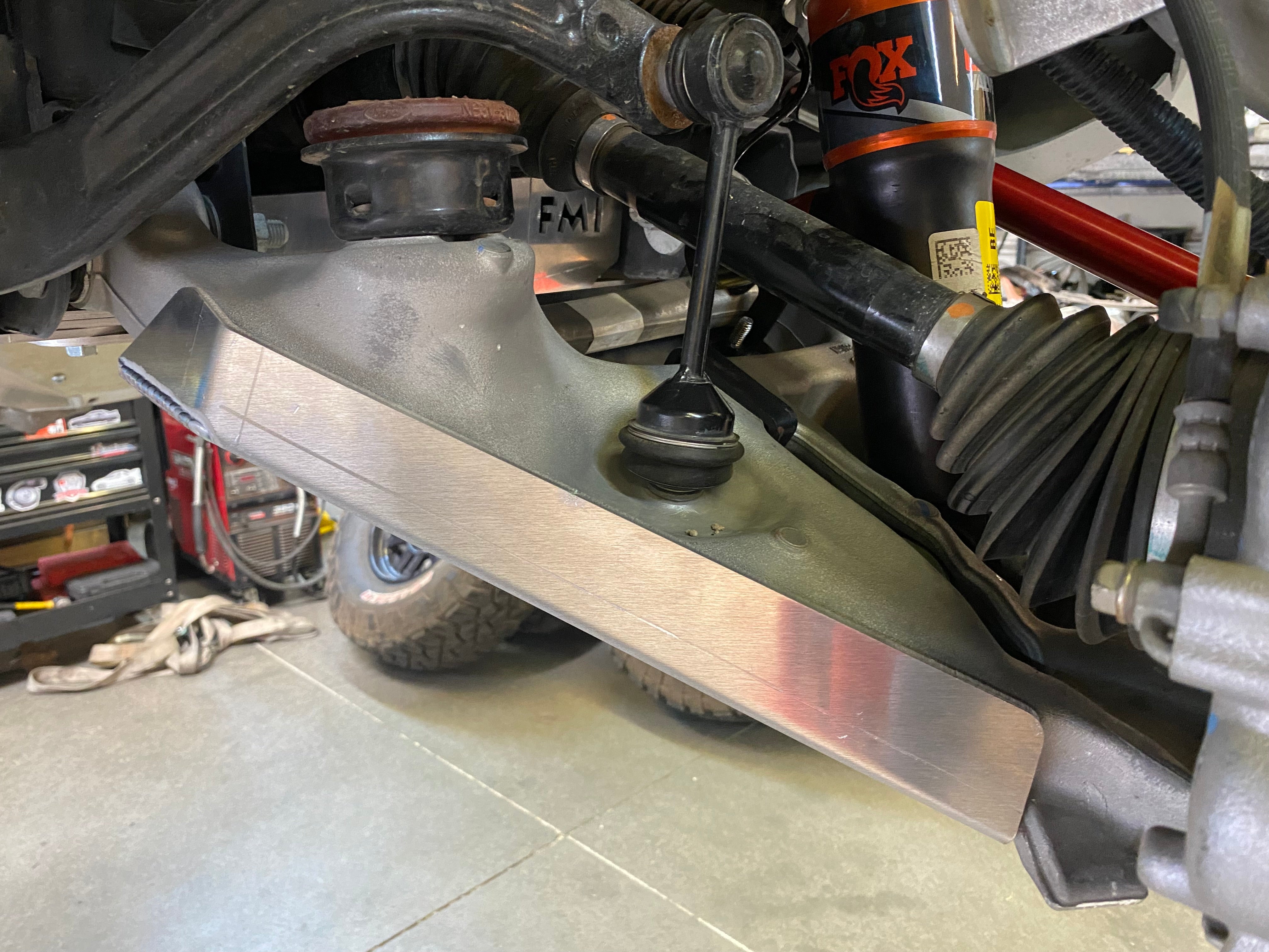 Foutz Motorsports Lower Control Arm Skid Plate Kit - Stock Arm 2022-2026 Ford Bronco Raptor