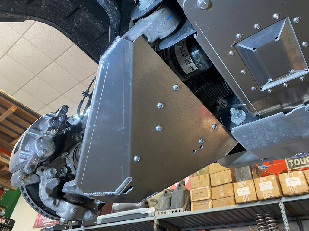 Foutz Motorsports Lower Control Arm Skid Plate Kit - Stock Arm 2022-2026 Ford Bronco Raptor