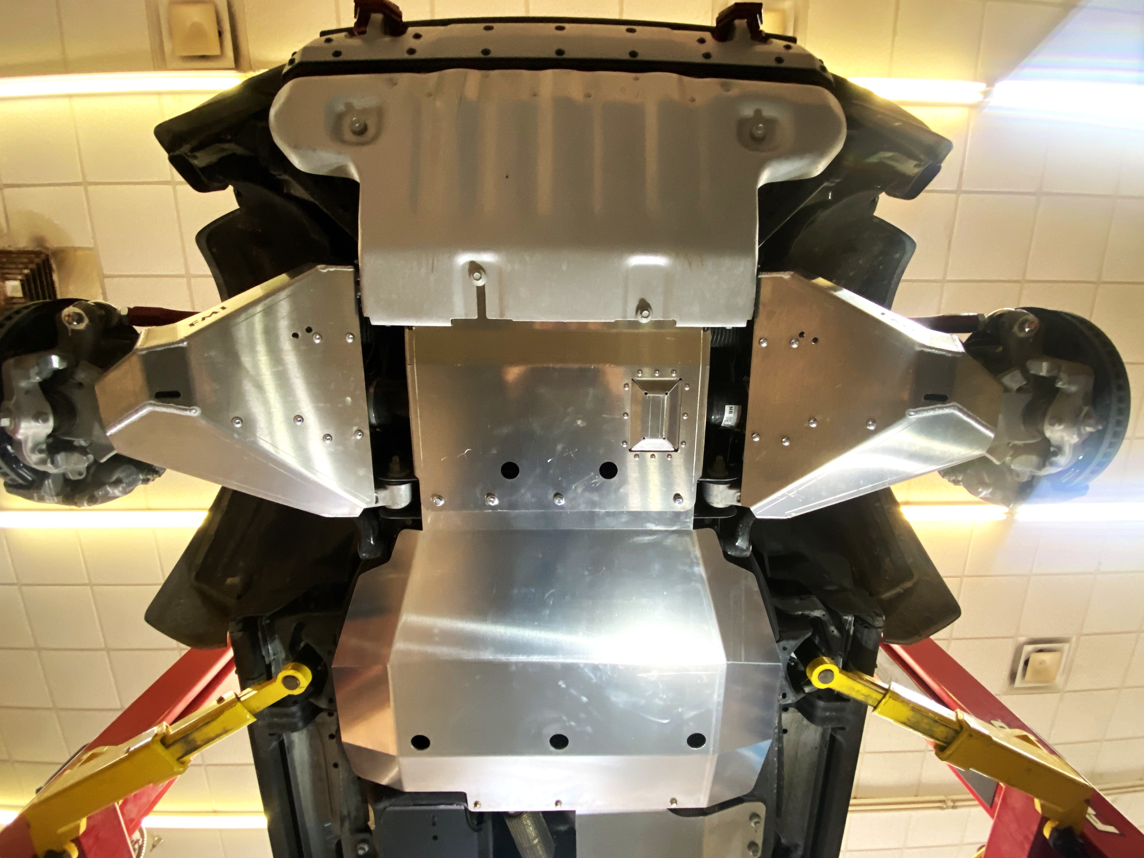 Foutz Motorsports Lower Control Arm Skid Plate Kit - Stock Arm 2022-2026 Ford Bronco Raptor