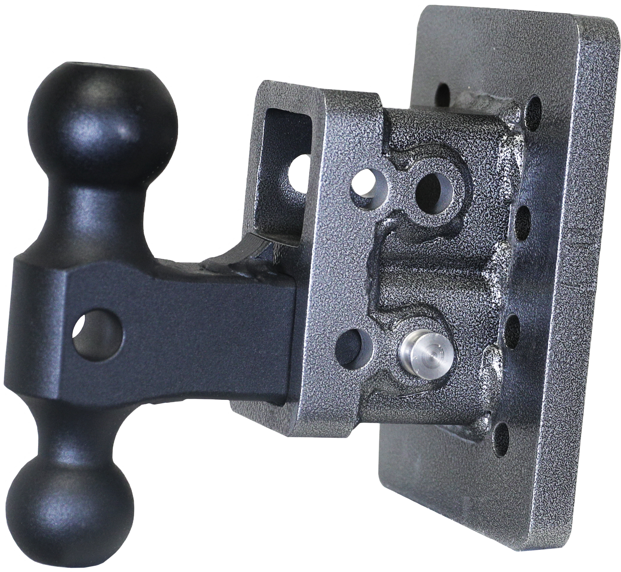 MEGA-DUTY 2" Bolt-On 2.5" Drop 2K TW 16K Hitch & GH-051 Dual-Ball - Apollo Off-Road