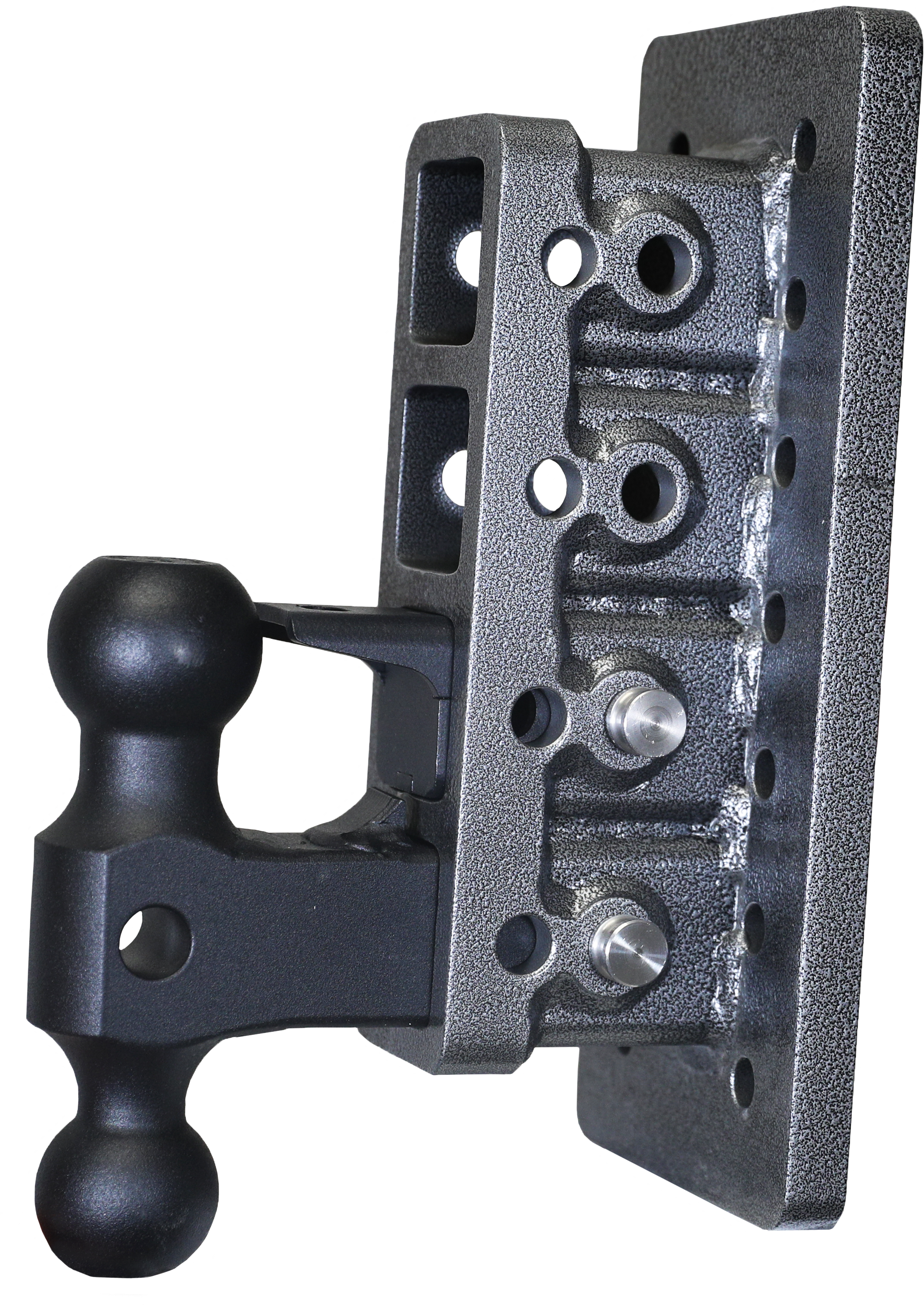 MEGA-DUTY 2" Bolt-On 7.5" Drop 2K TW 16K Hitch with Dual-Ball & Pintle Lock - Apollo Off-Road