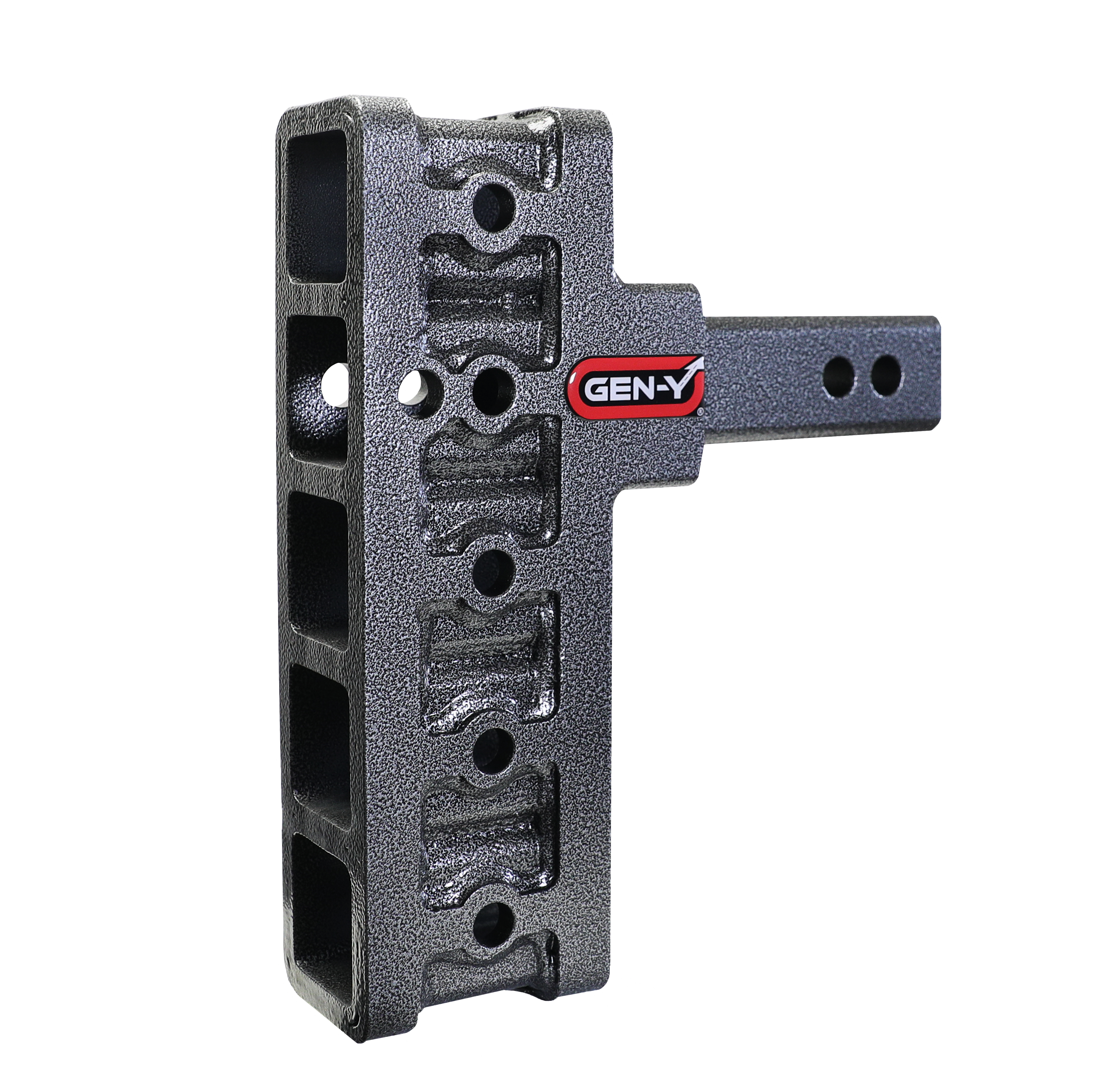 MEGA-DUTY 2" Offset Shank 2.5" Rise 7.5" Drop 1.5K TW 10K Hitch Only - Apollo Off-Road