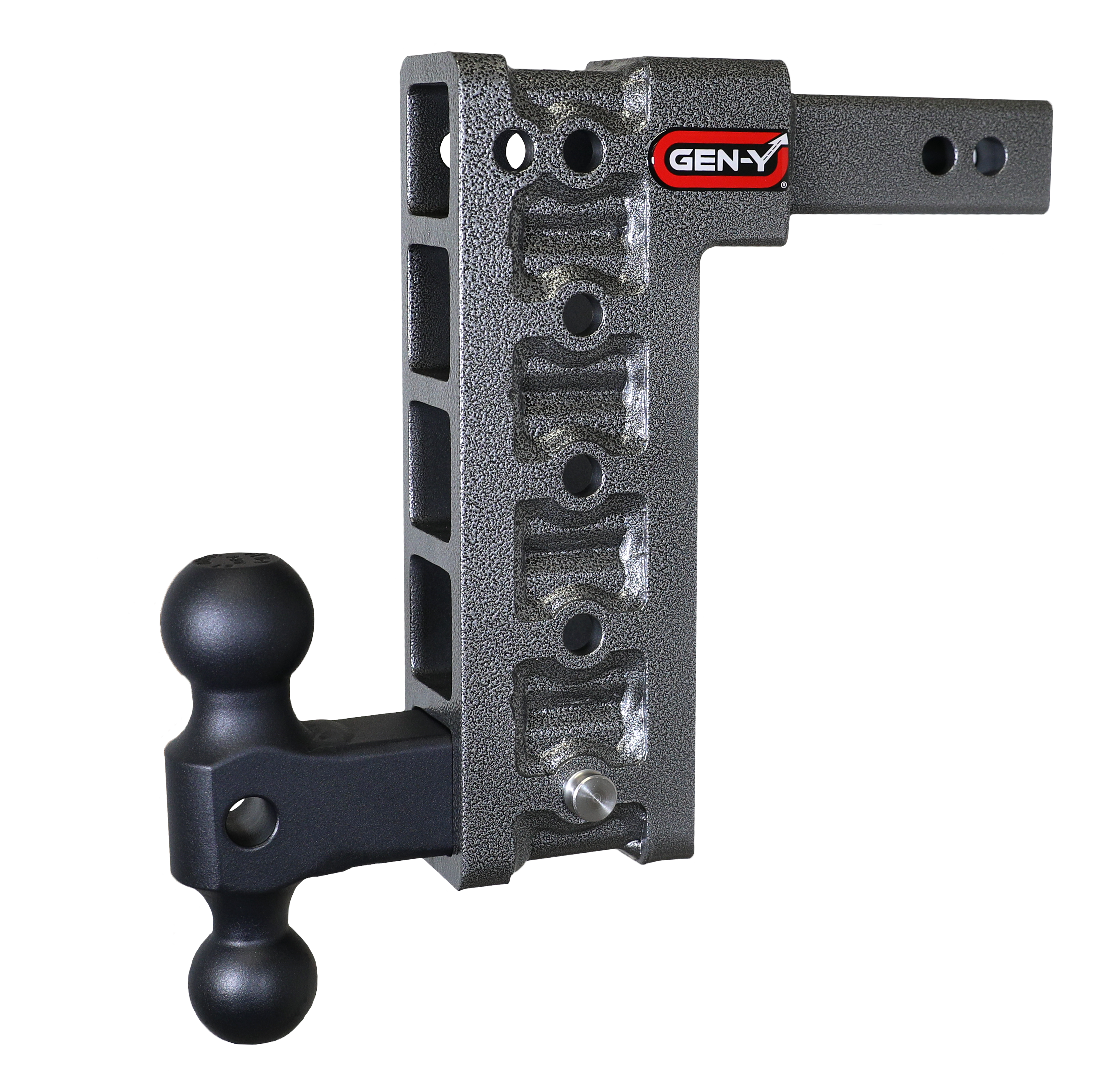 MEGA-DUTY 2" Shank 10" Drop 1.5K TW 10K Hitch & GH-031 Dual-Ball - Apollo Off-Road