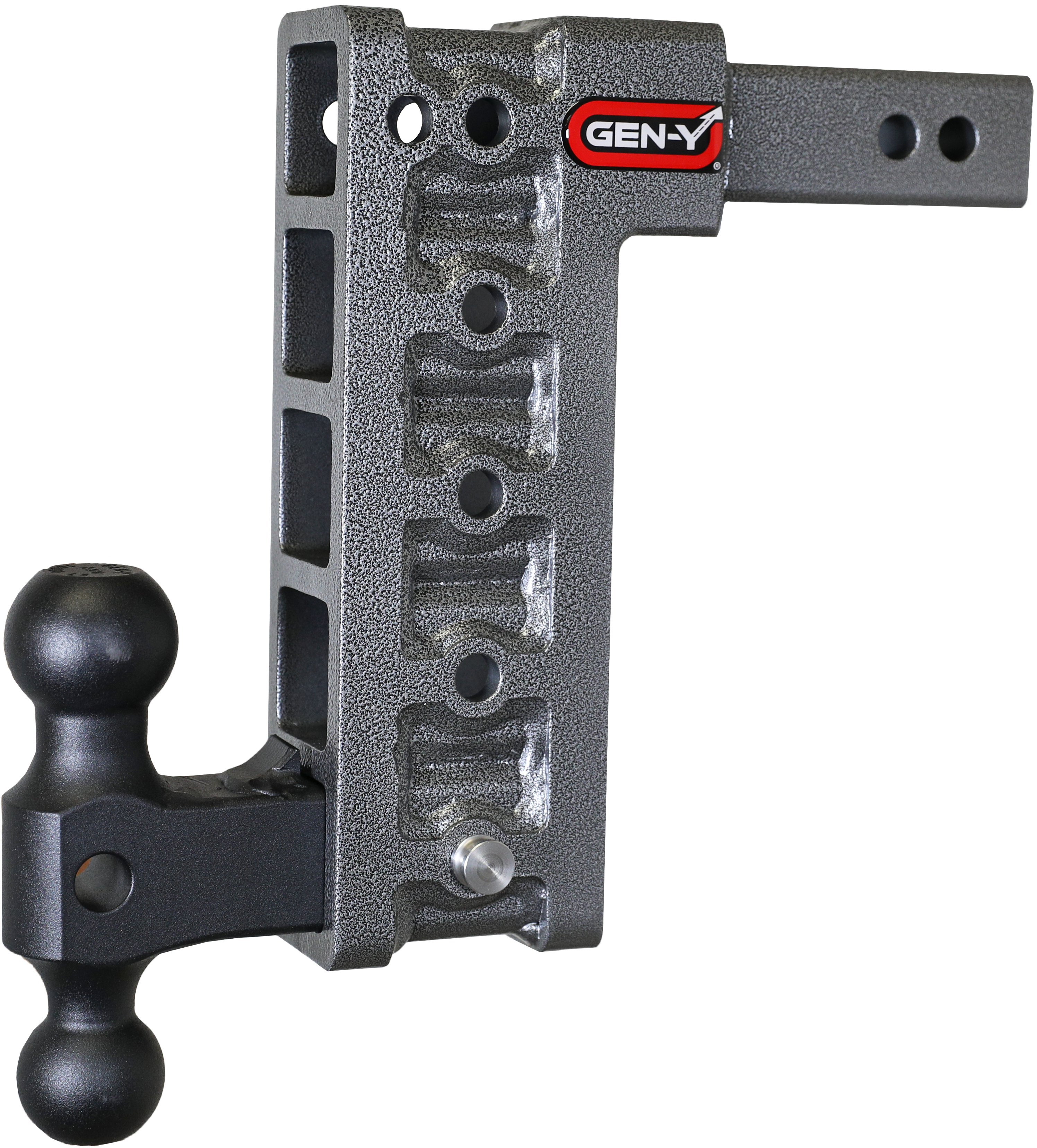 MEGA-DUTY 2" Shank 10" Drop 2K TW 16K Hitch & GH-051 Dual-Ball - Apollo Off-Road