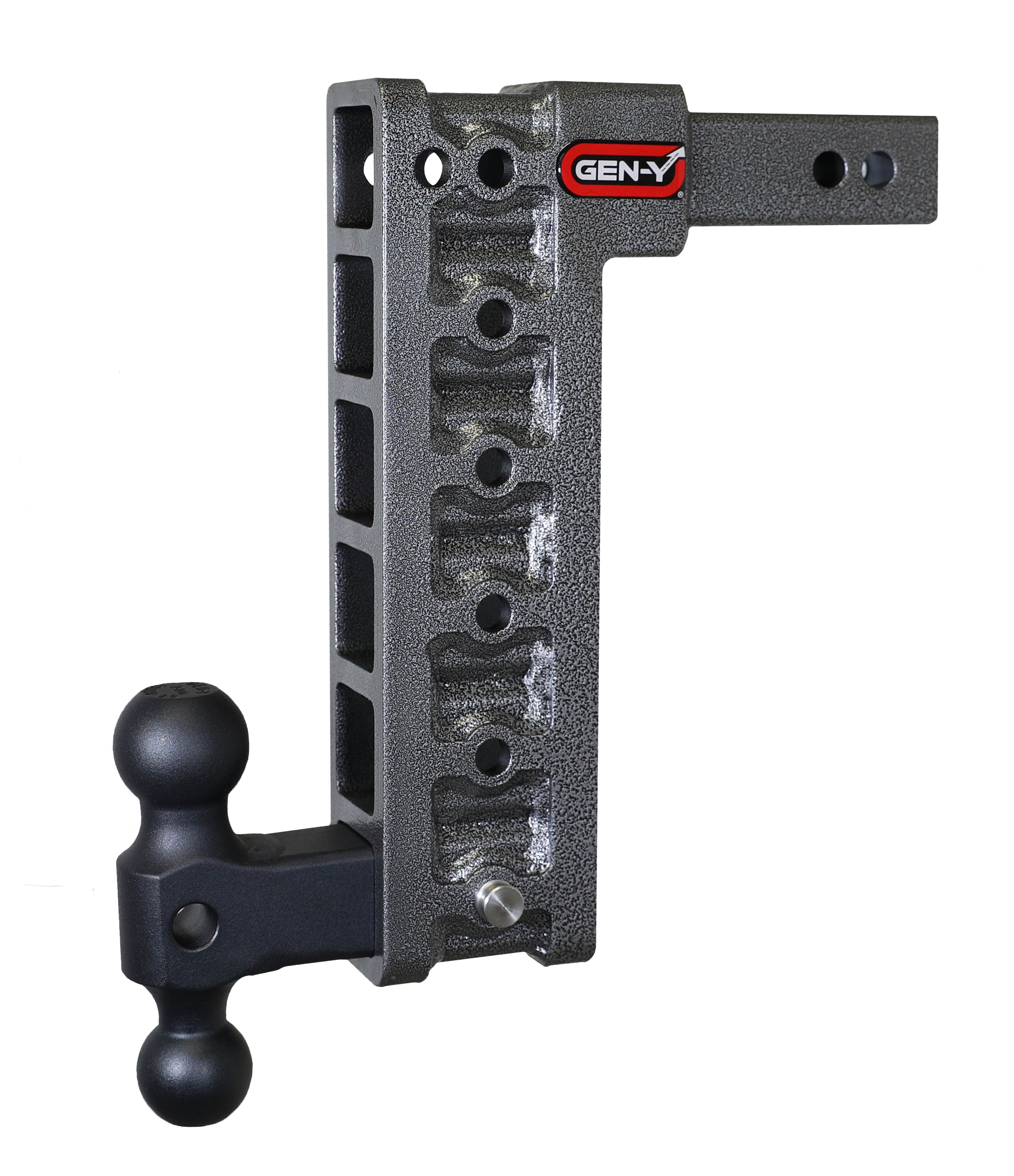 MEGA-DUTY 2" Shank 12.5" Drop 1.5K TW 10K Hitch Dual-Ball Stabilizer Recommend - Apollo Off-Road