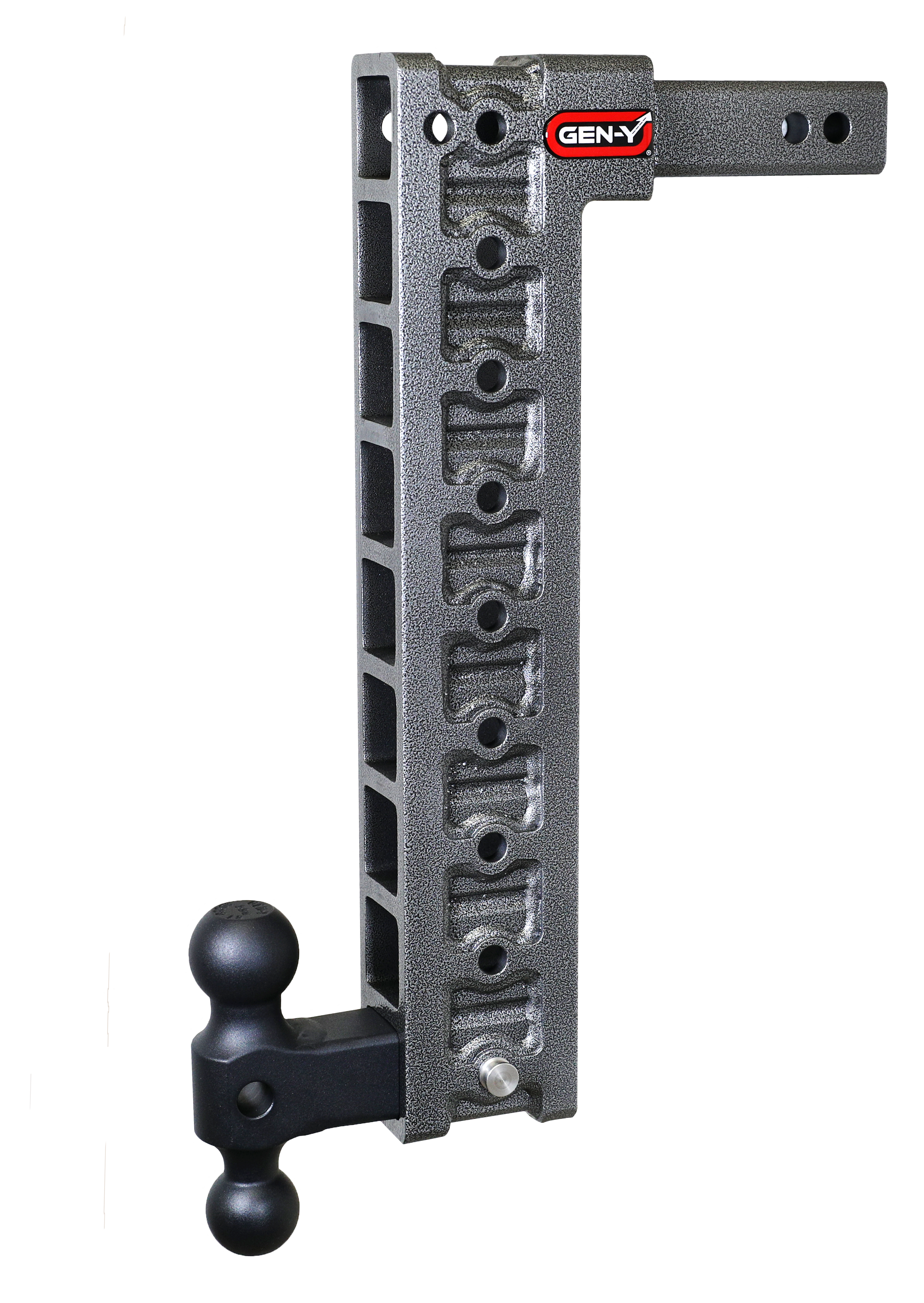 MEGA-DUTY 2" Shank 20" Drop 1.5K TW 10K Hitch Dual-Ball & Stabilizer Kit - Apollo Off-Road