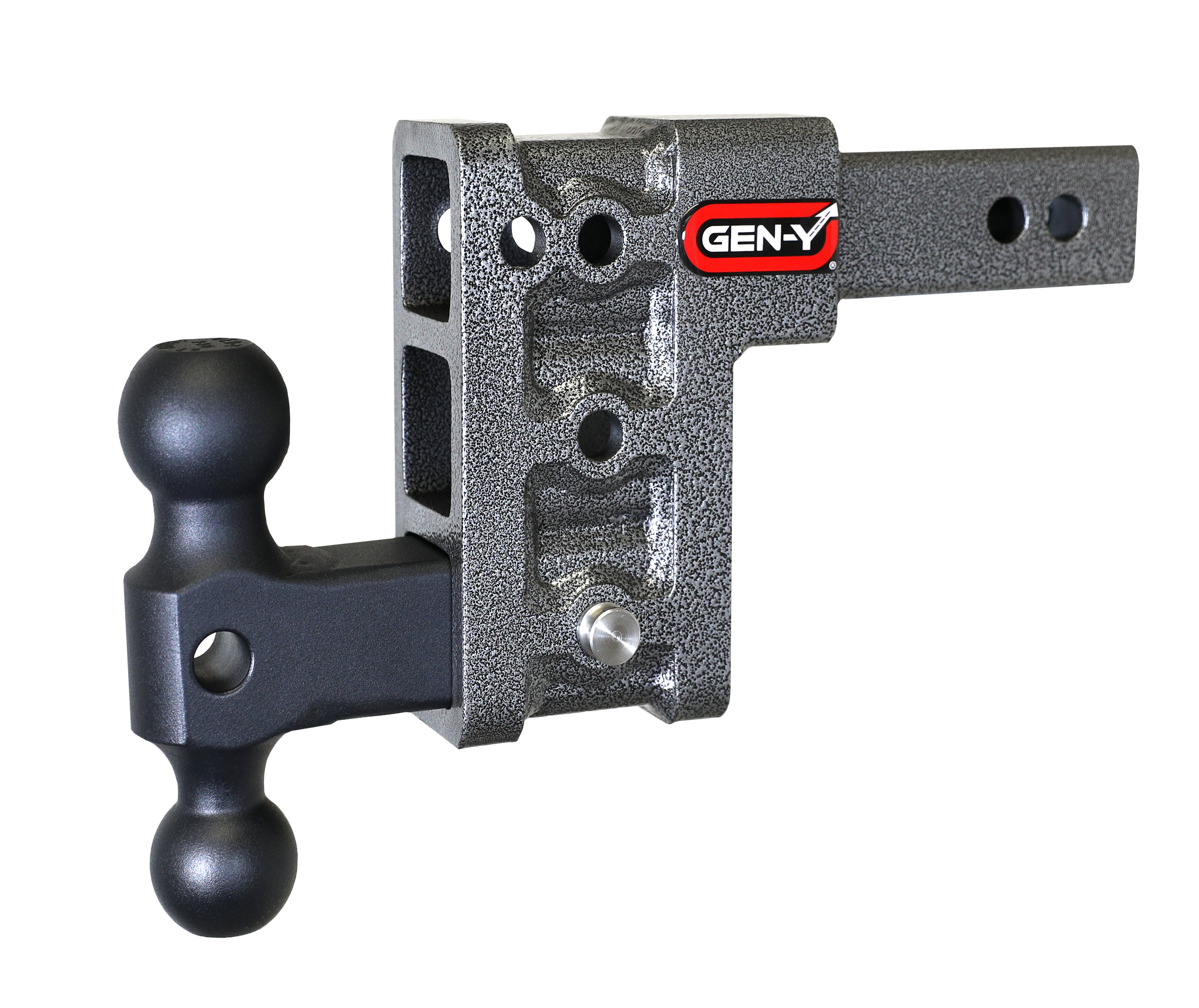 MEGA-DUTY 2" Shank 5" Drop 1.5K TW 10K Hitch & GH-031 Dual-Ball - Apollo Off-Road