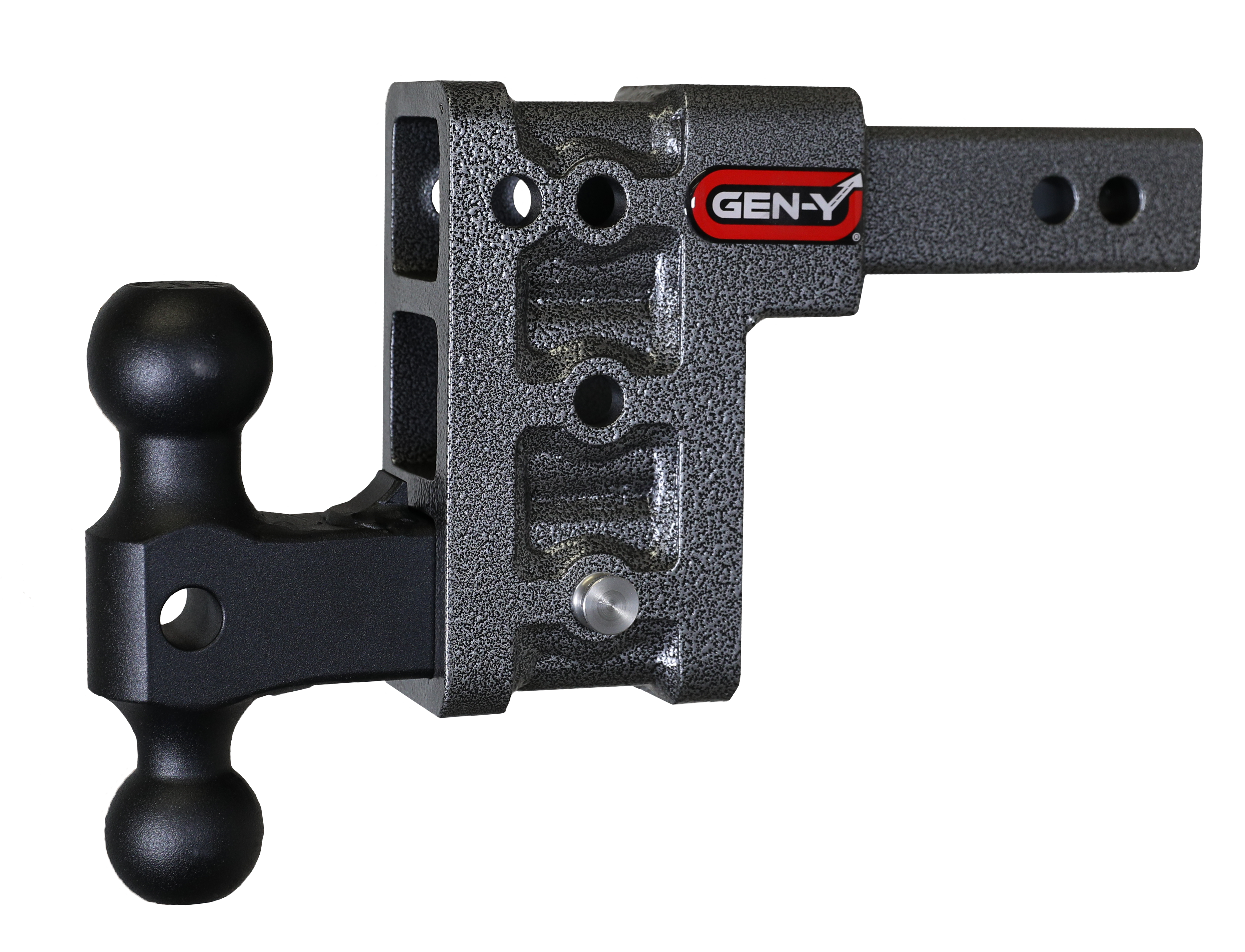 MEGA-DUTY 2" Shank 5" Drop 2K TW 16K Hitch & GH-051 Dual-Ball - Apollo Off-Road