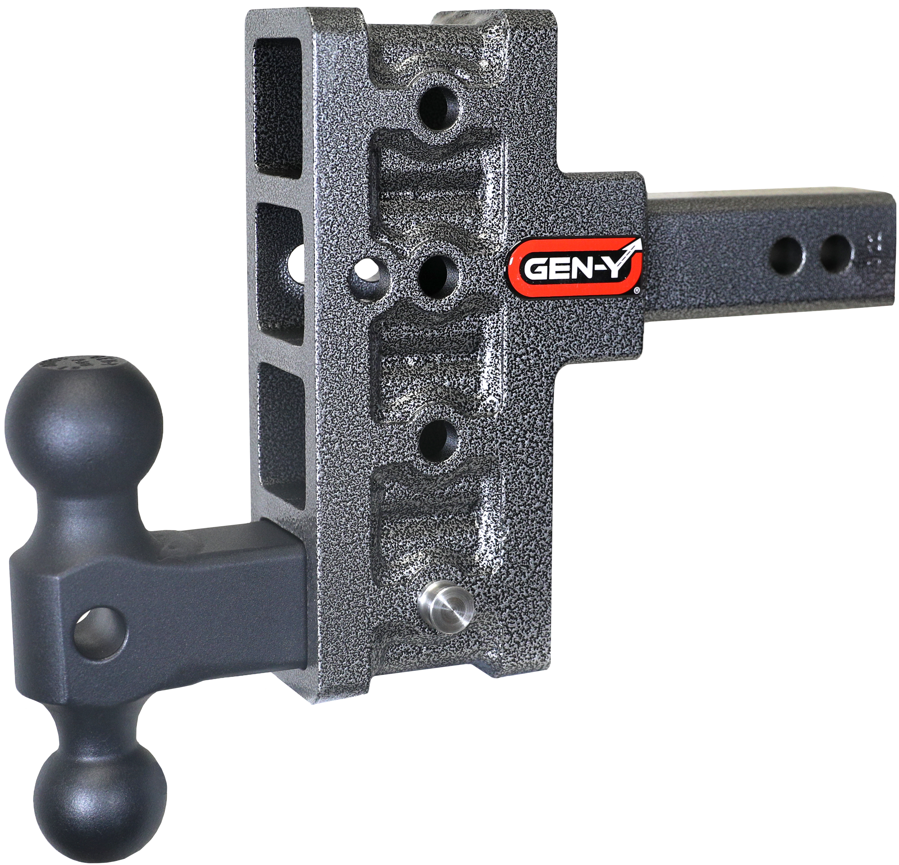 MEGA-DUTY 2" Shank 5" Offset Drop 1.5K TW 10K Hitch & GH-031 Dual-Ball - Apollo Off-Road