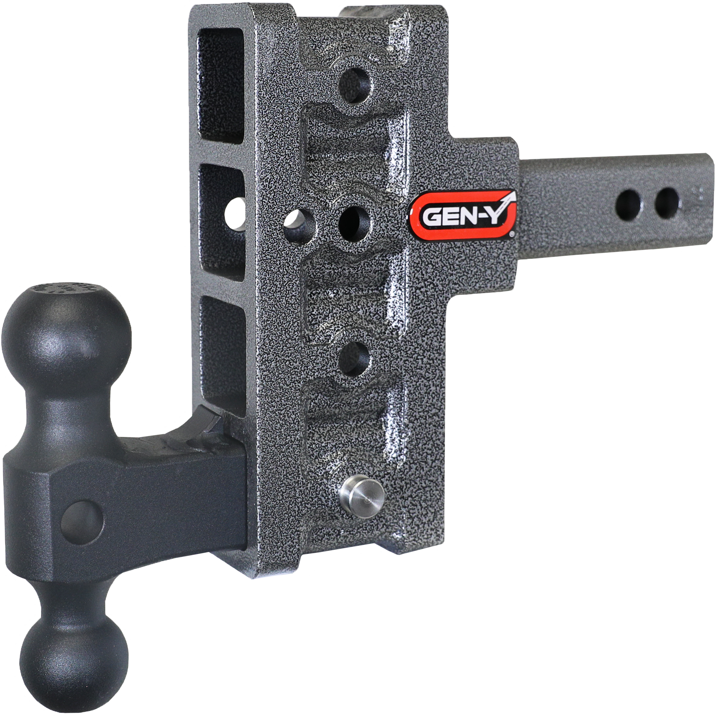 MEGA-DUTY 2" Shank 5" Offset Drop 2K TW 16K Hitch & GH-051 Dual-Ball - Apollo Off-Road