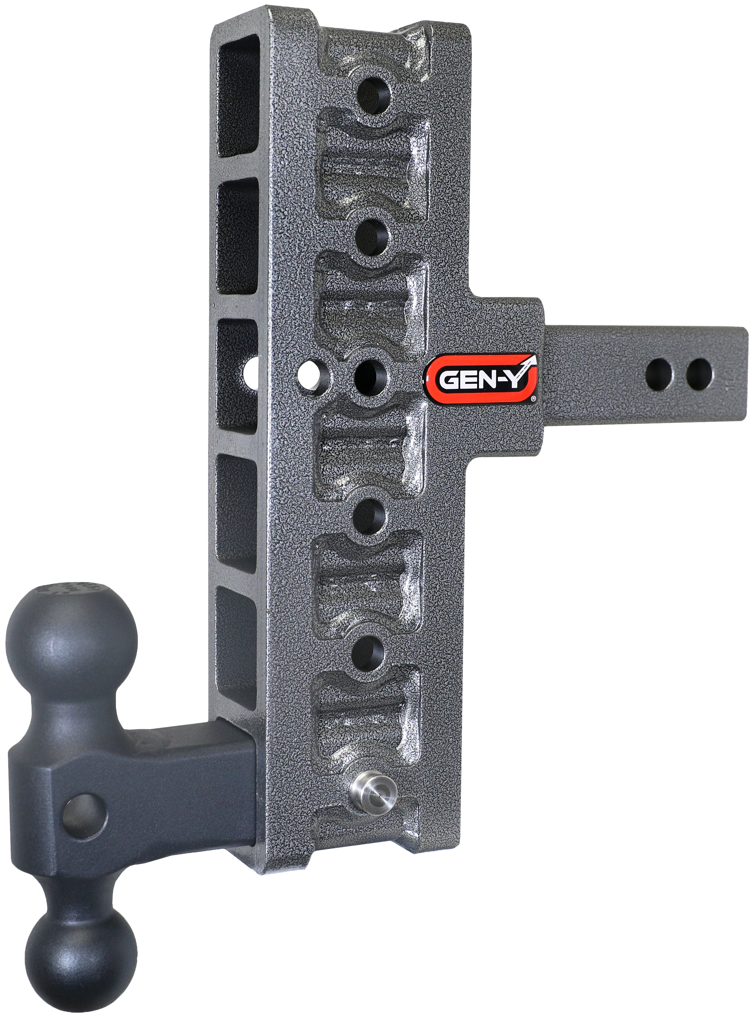 MEGA-DUTY 2" Shank 7.5" Offset Drop 1.5K TW 10K Hitch & GH-031 Dual-Ball - Apollo Off-Road