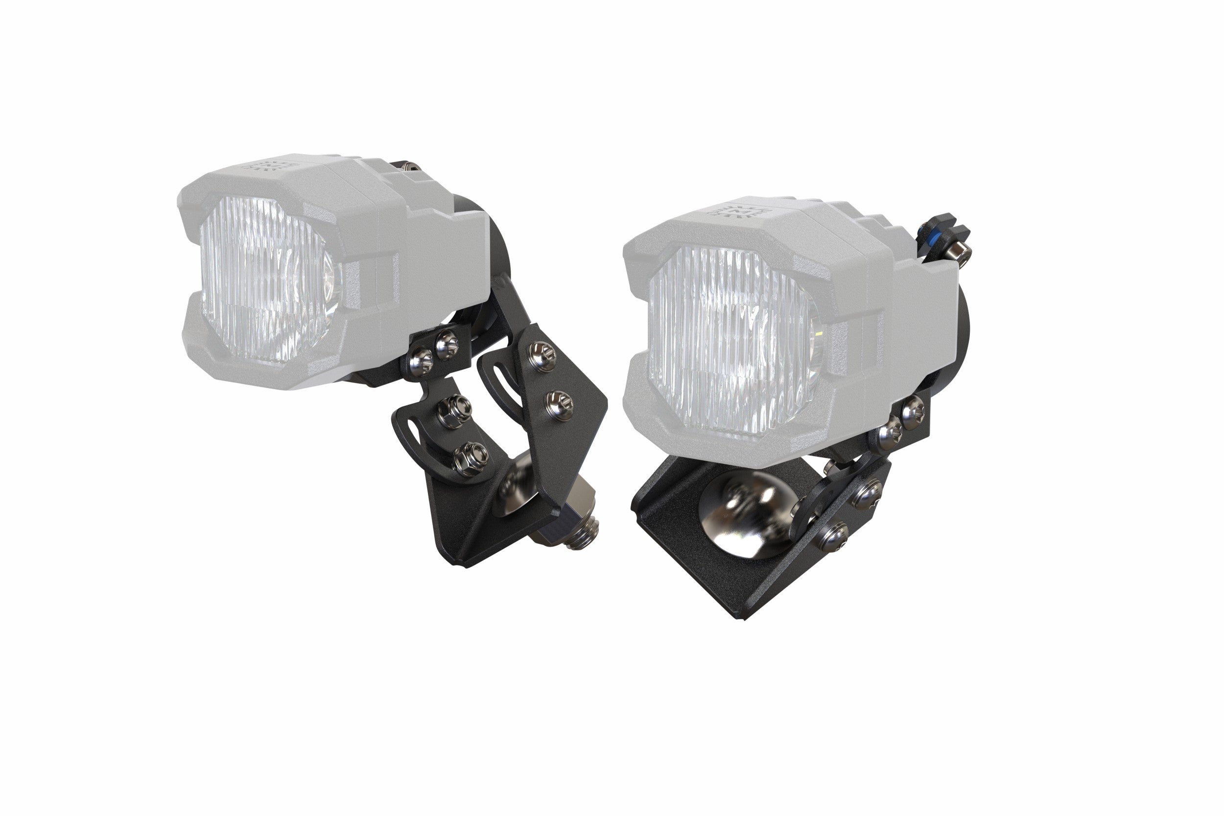 Morimoto 1Banger Mounts: Omni-Adjustable (Pair) - Apollo Off-Road