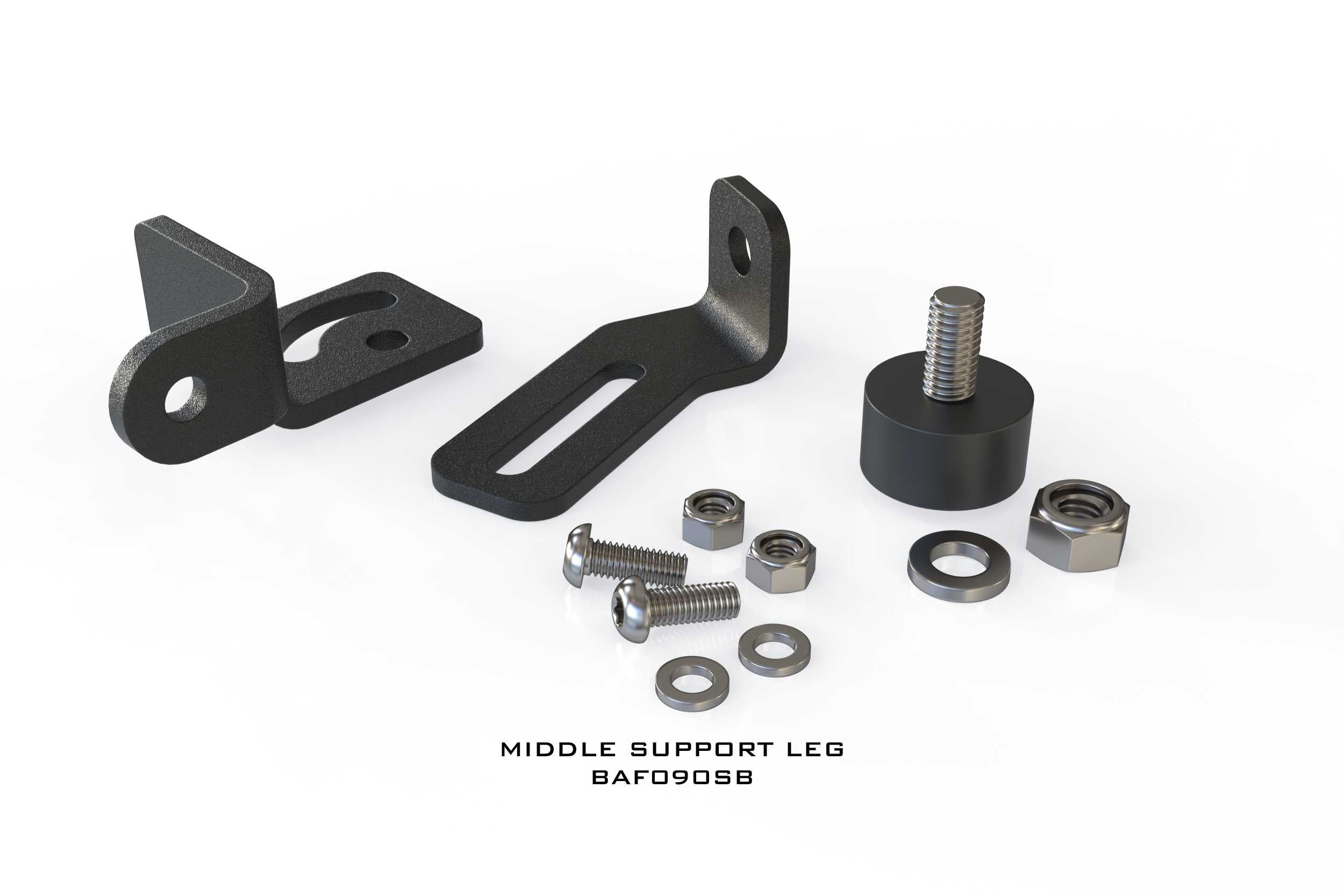 Morimoto 2Banger: Banger Bar Middle Support Leg (Each) - Apollo Off-Road