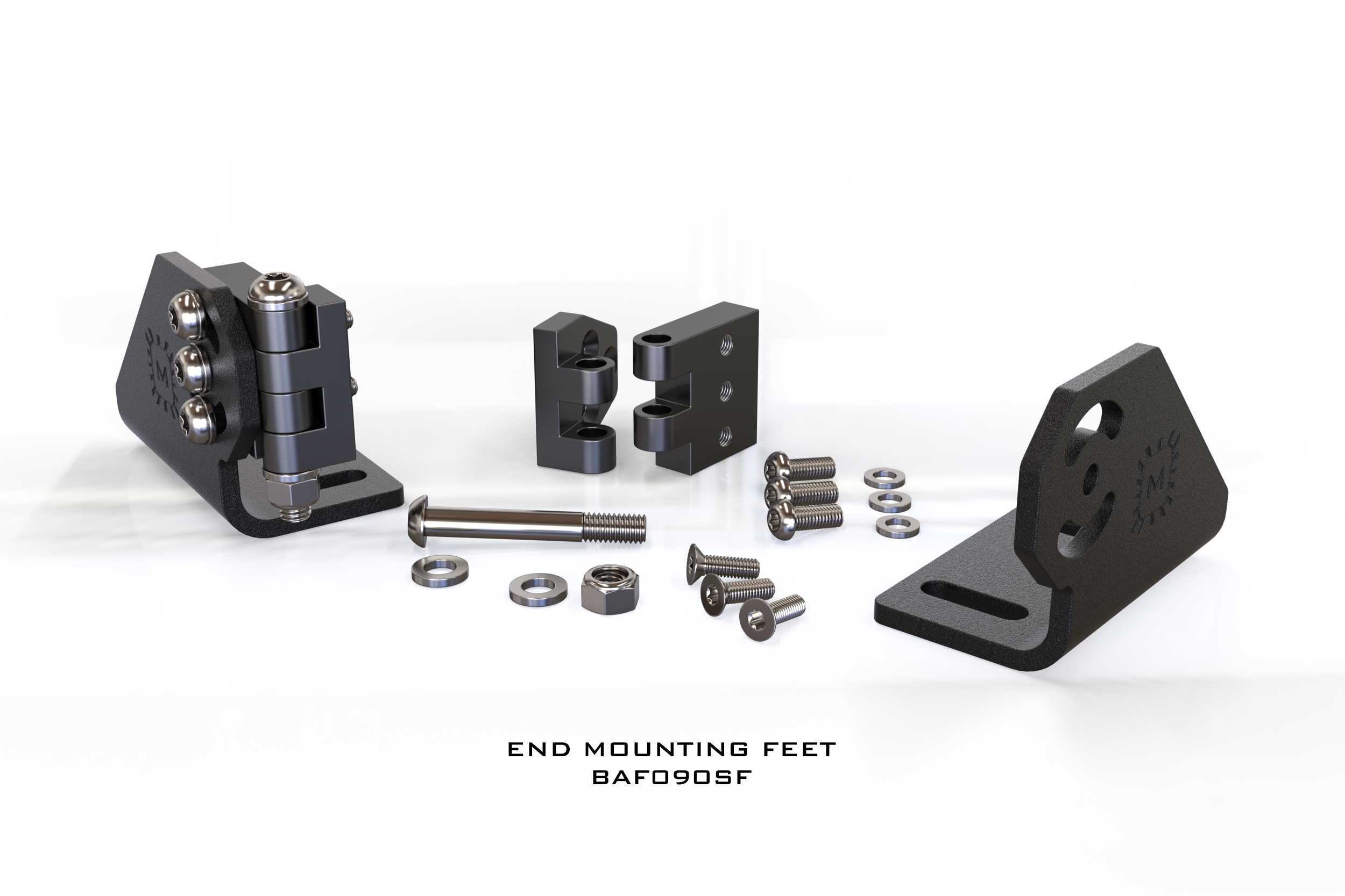 Morimoto 2Banger: Bar-End Mounting Feet (Set) - Apollo Off-Road