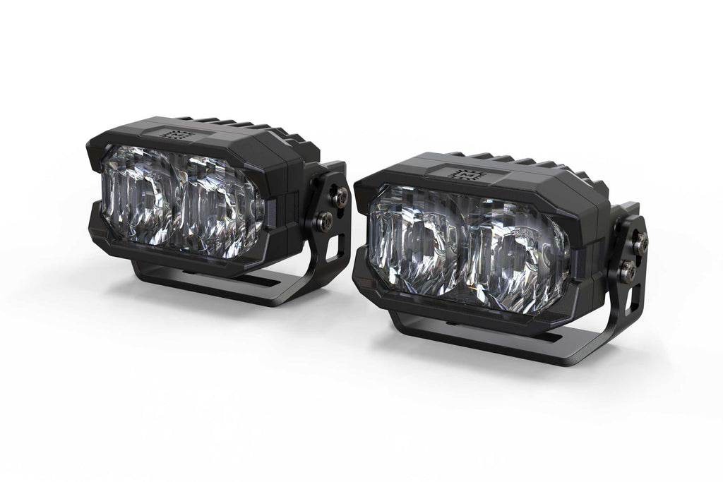 Morimoto 2Banger HXB LED Pod (Combo / White)(Pair) - Apollo Off-Road
