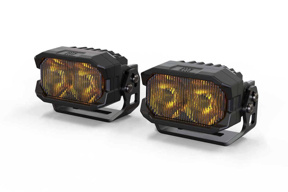 Morimoto 2Banger HXB LED Pod (SAE Wide / White)(Pair) - Apollo Off-Road