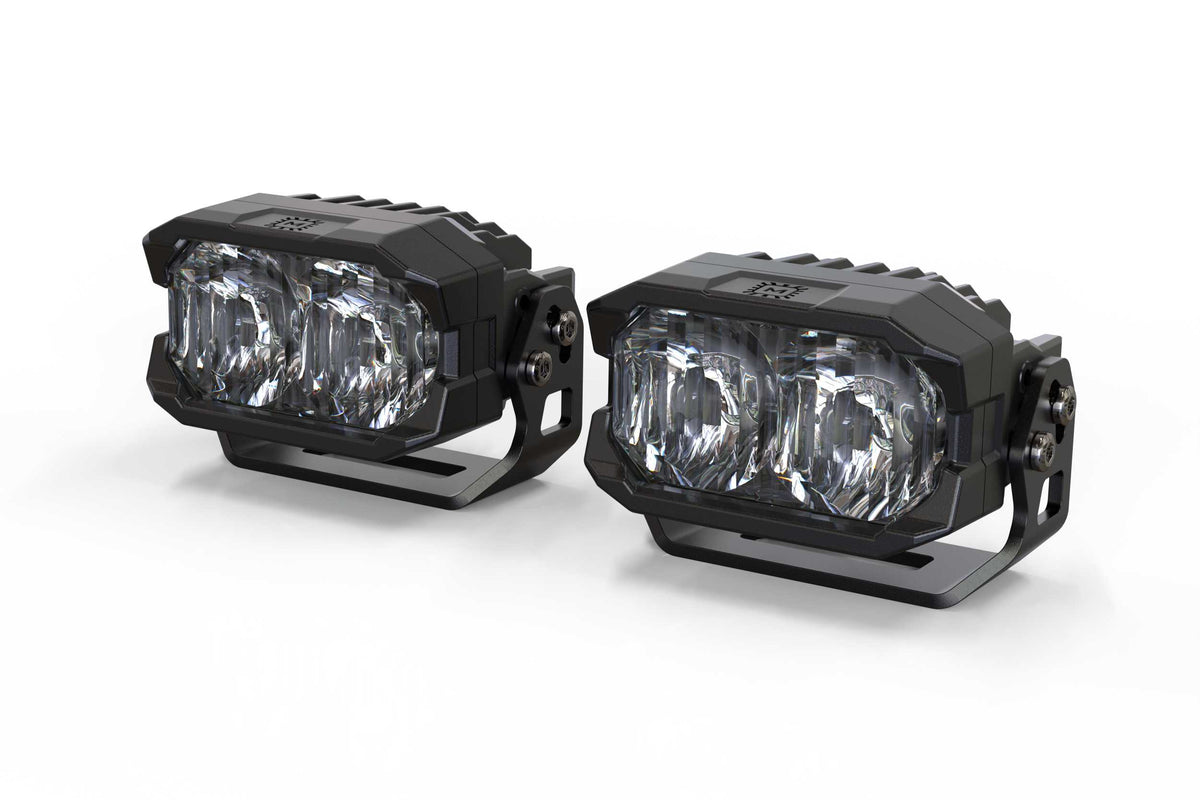 Morimoto 2Banger NCS LED Pod (Combo / White)(Pair) - Apollo Off-Road