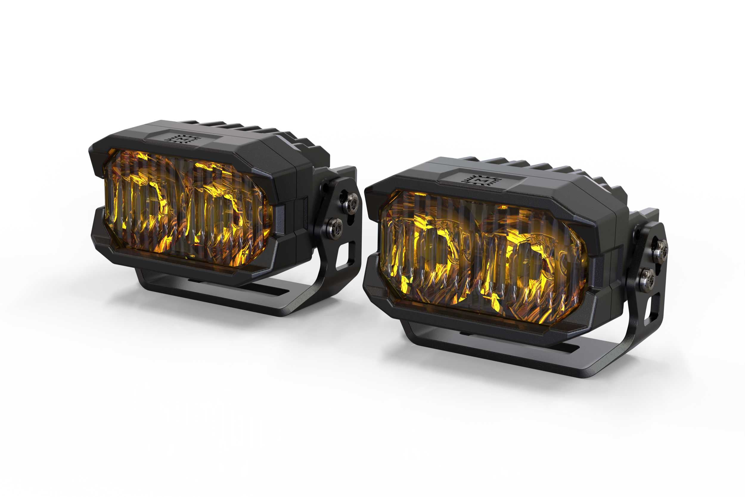 Morimoto 2Banger NCS LED Pod (Combo / Yellow)(Pair) - Apollo Off-Road