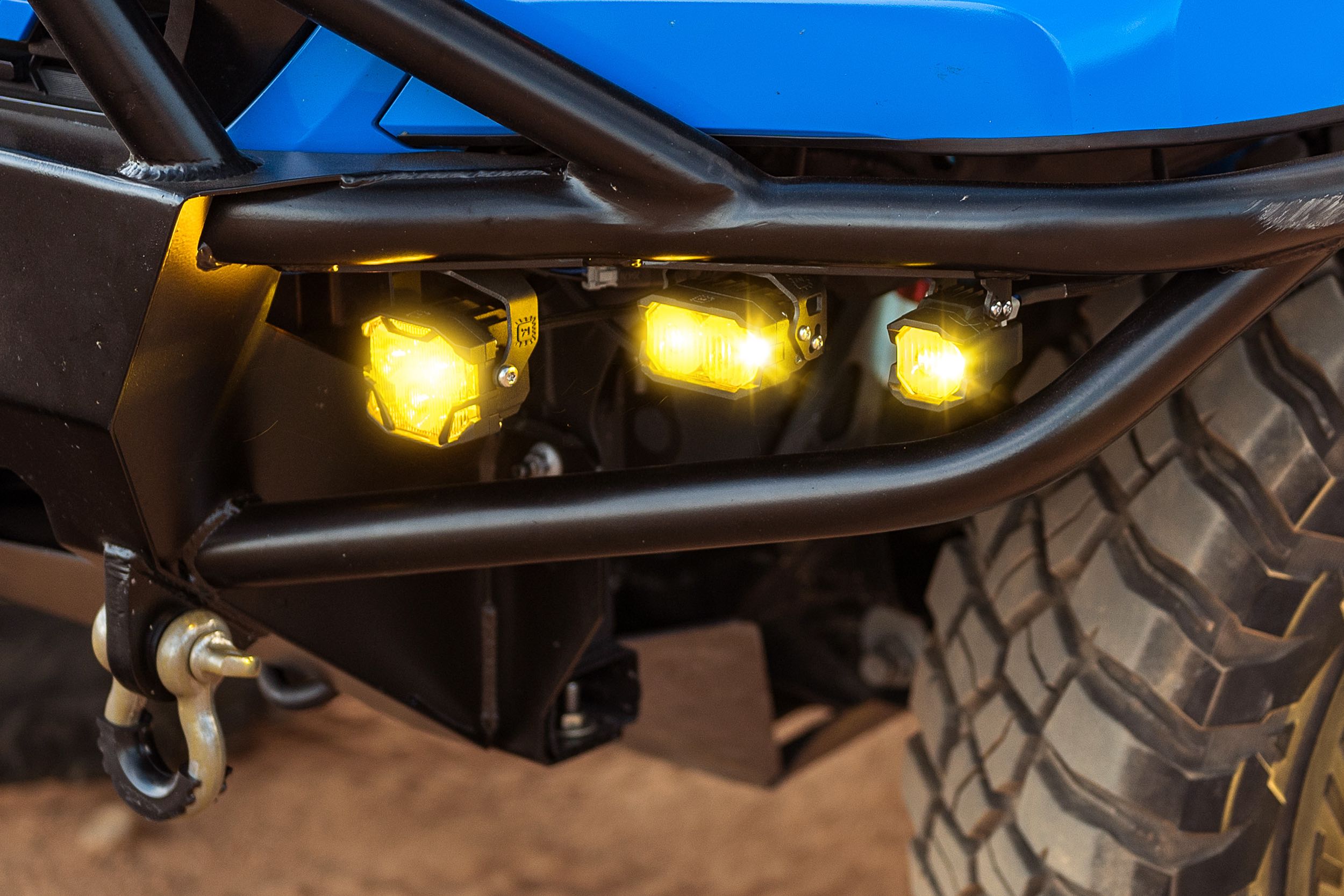 Morimoto 2Banger NCS LED Pod (Combo / Yellow)(Pair) - Apollo Off-Road