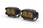 Morimoto 2Banger NCS LED Pod (SAE Wide / White)(Pair) - Apollo Off-Road