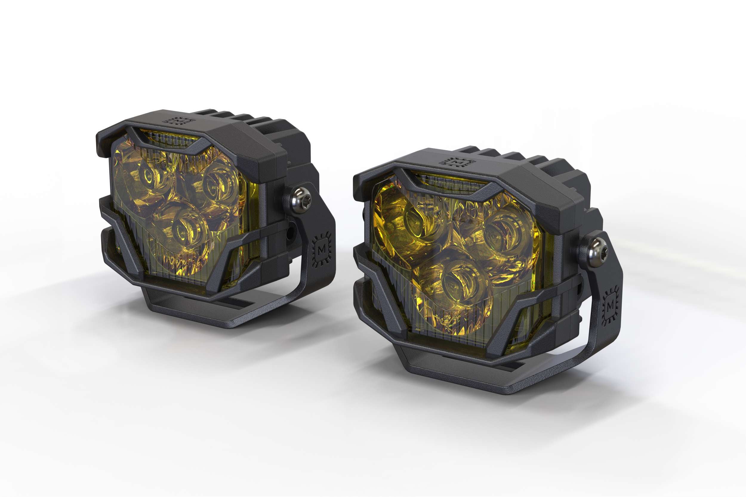 Morimoto 4Banger 2.0 NCS LED Pods (Spot / Yellow)(Set) - Apollo Off-Road