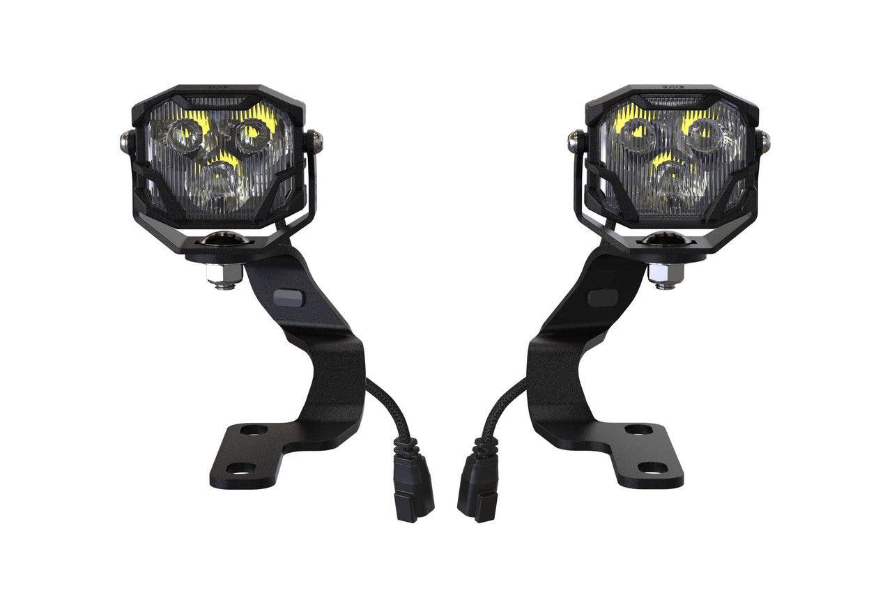 Morimoto 4Banger A-Pillar Brackets: Lexus GX470 (03-09) - Apollo Off-Road