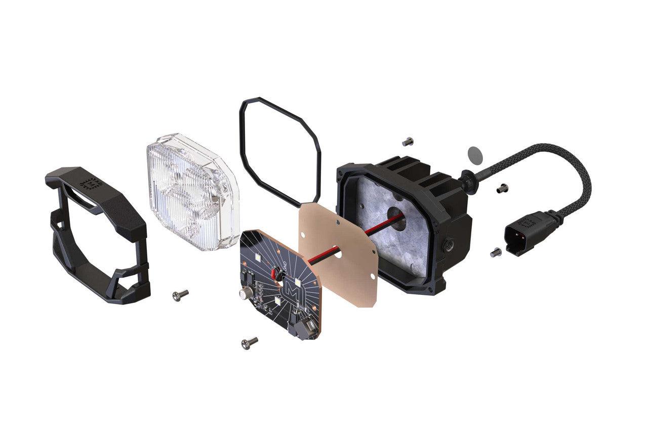 Morimoto 4Banger A-Pillar Brackets: Lexus GX470 (03-09) - Apollo Off-Road
