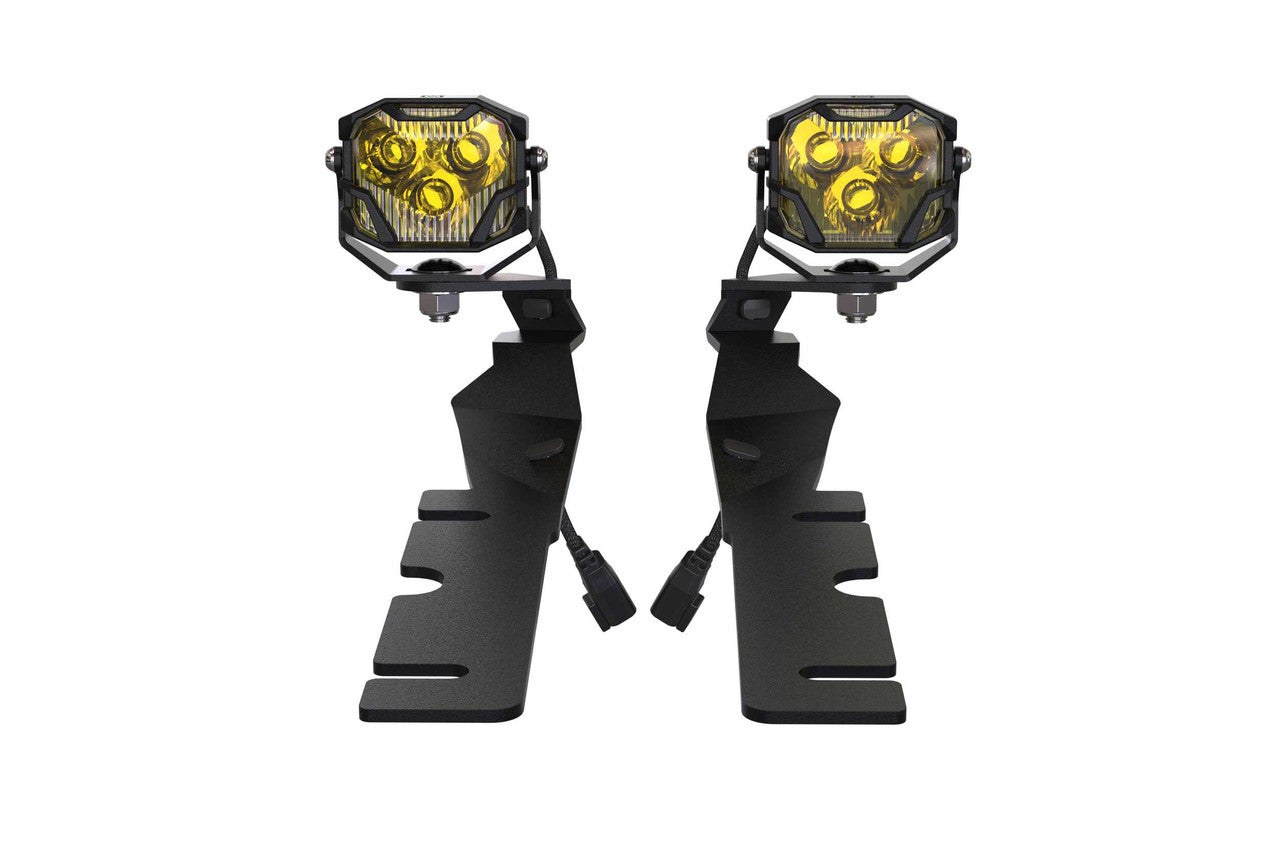 Morimoto 4Banger A-Pillar Brackets: Ram (09-18) - Apollo Off-Road
