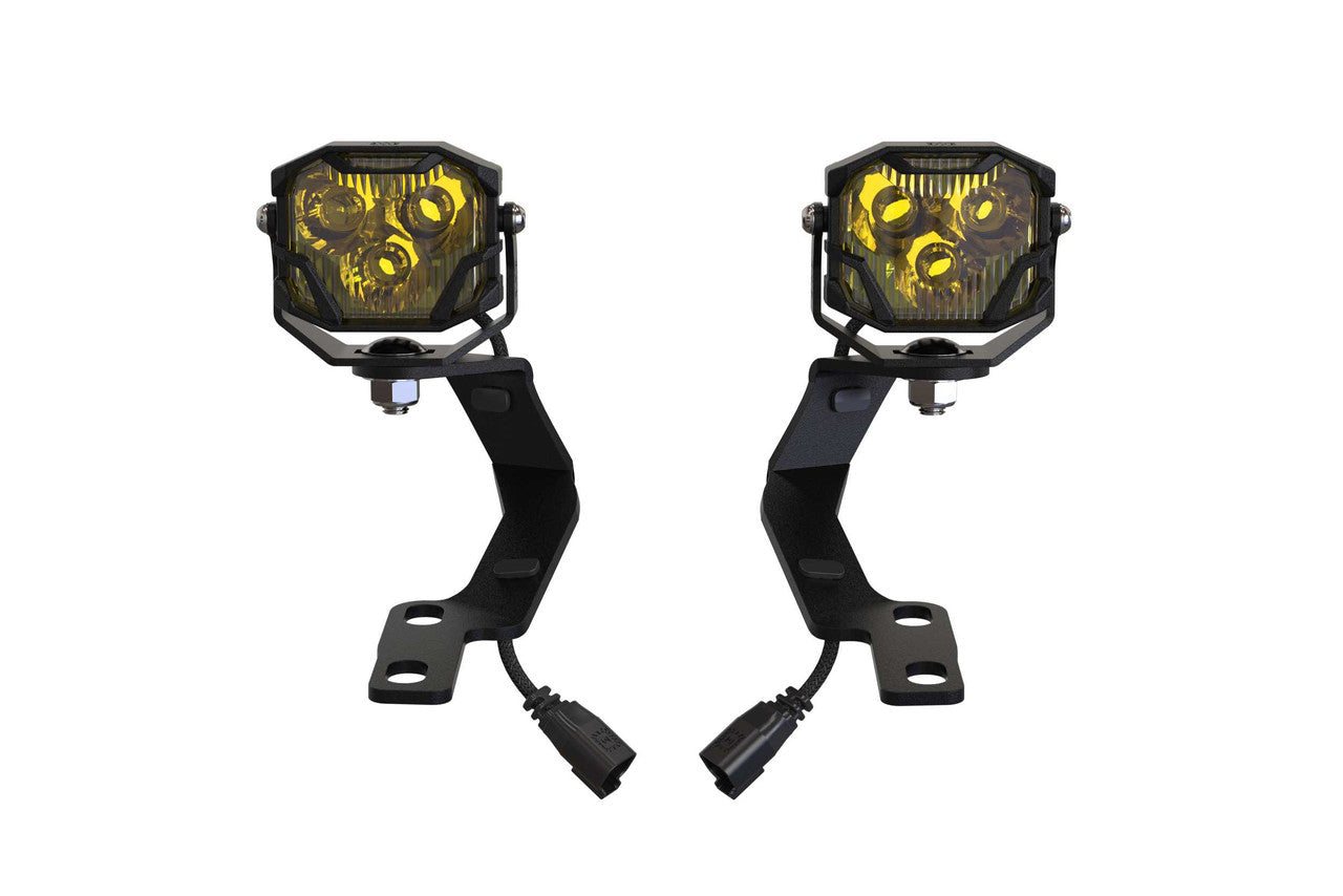 Morimoto 4Banger A-Pillar Brackets: Tacoma (05-15) - Apollo Off-Road