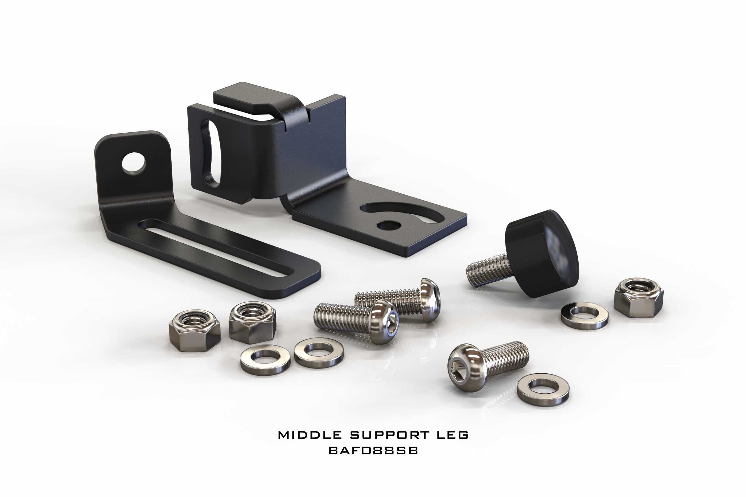 Morimoto 4Banger: Banger Bar Middle Support Leg (Each) - Apollo Off-Road
