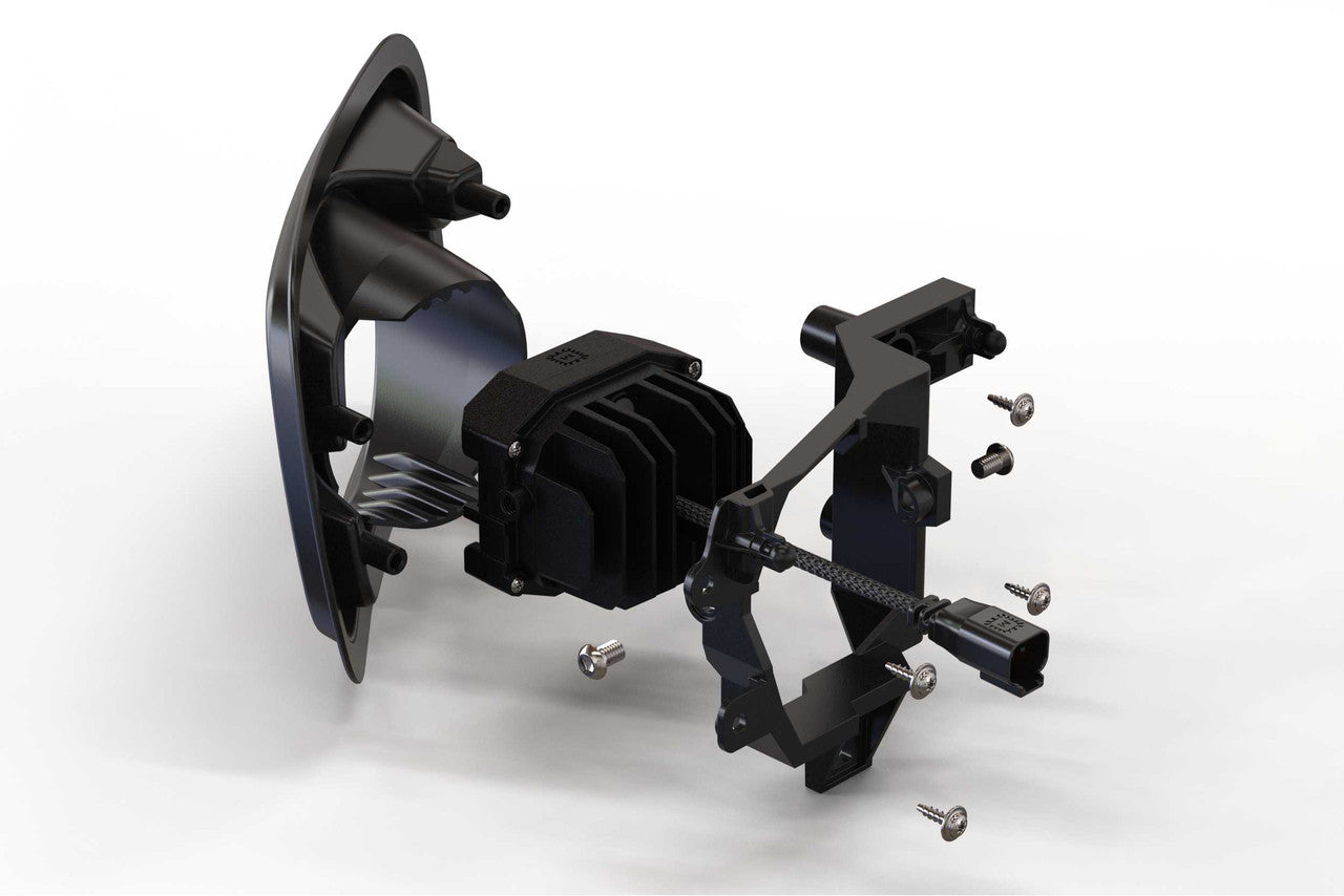 Morimoto 4Banger Fog Brackets: Type Ram Horizontal - Apollo Off-Road