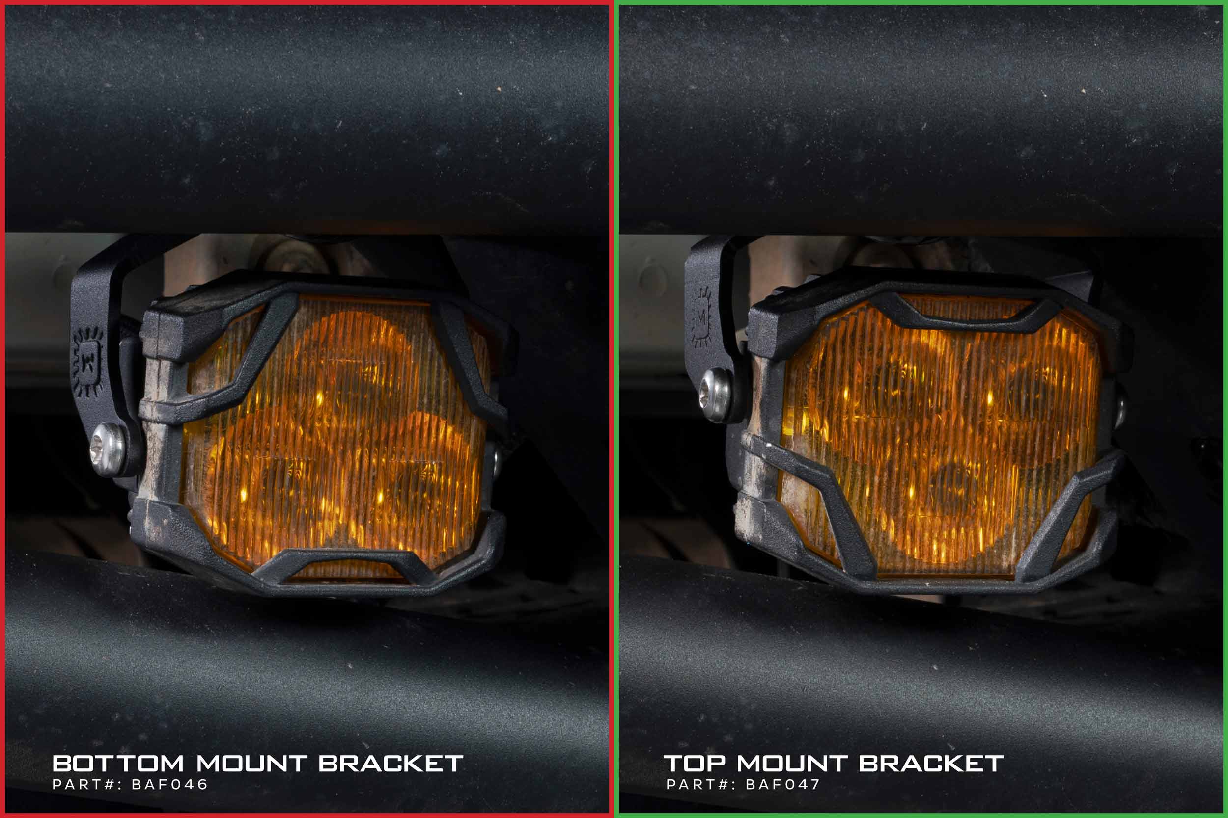 Morimoto 4Banger Mounts: Top (Pair) - Apollo Off-Road